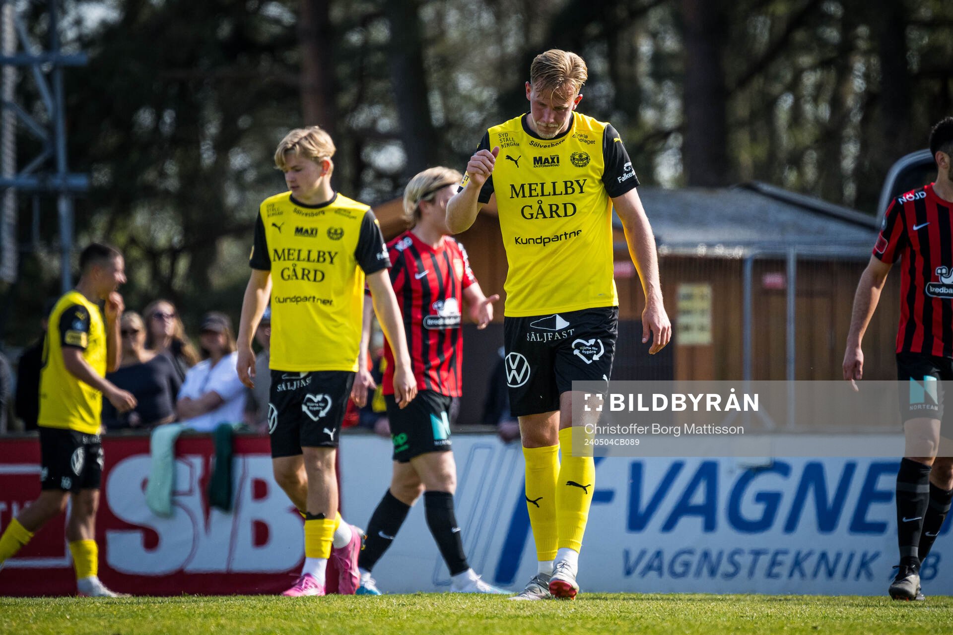 Mjällbys Herman Johansson deppar