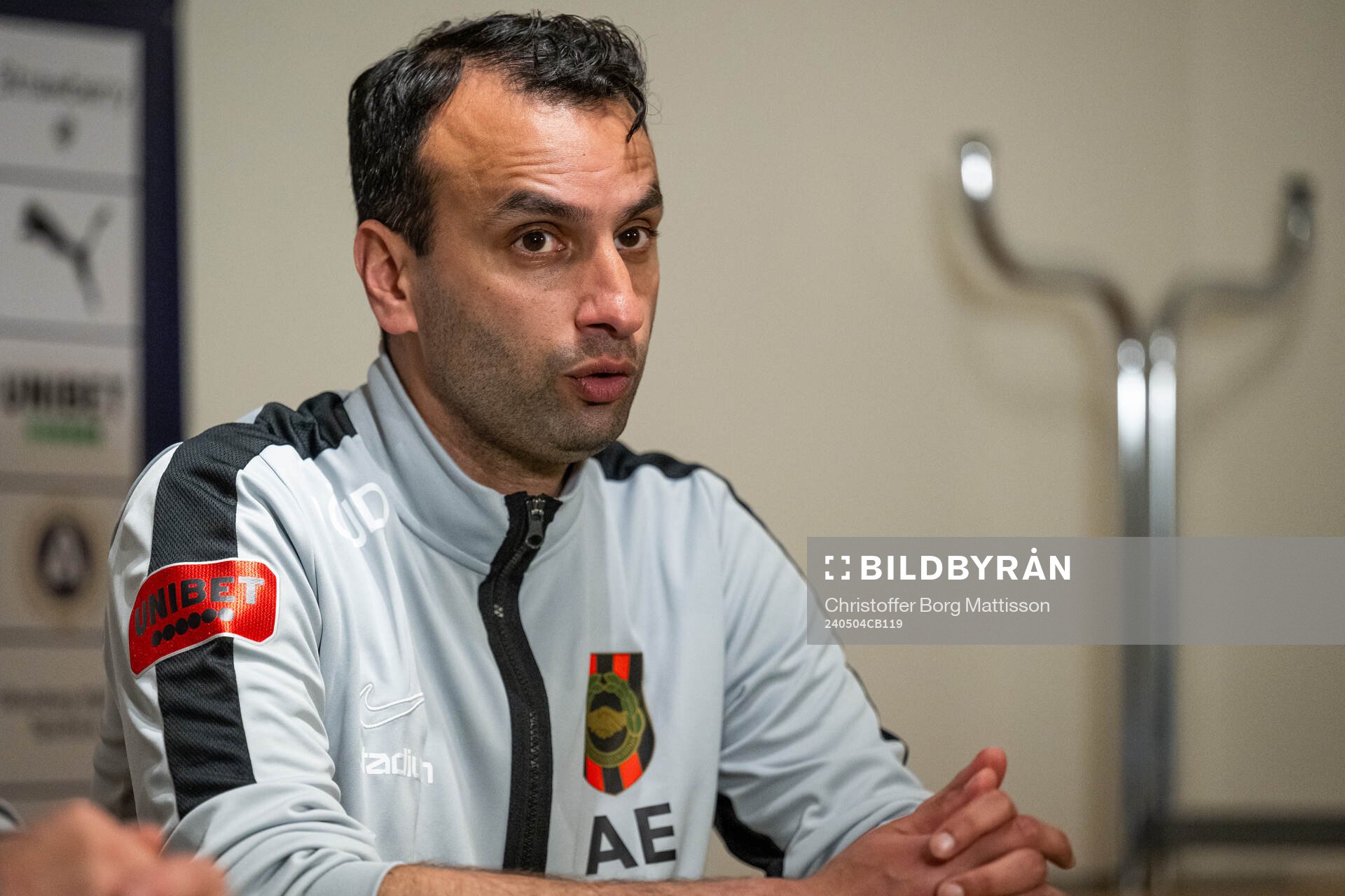 Brommapojkarnas tränare Andreas Engelmark