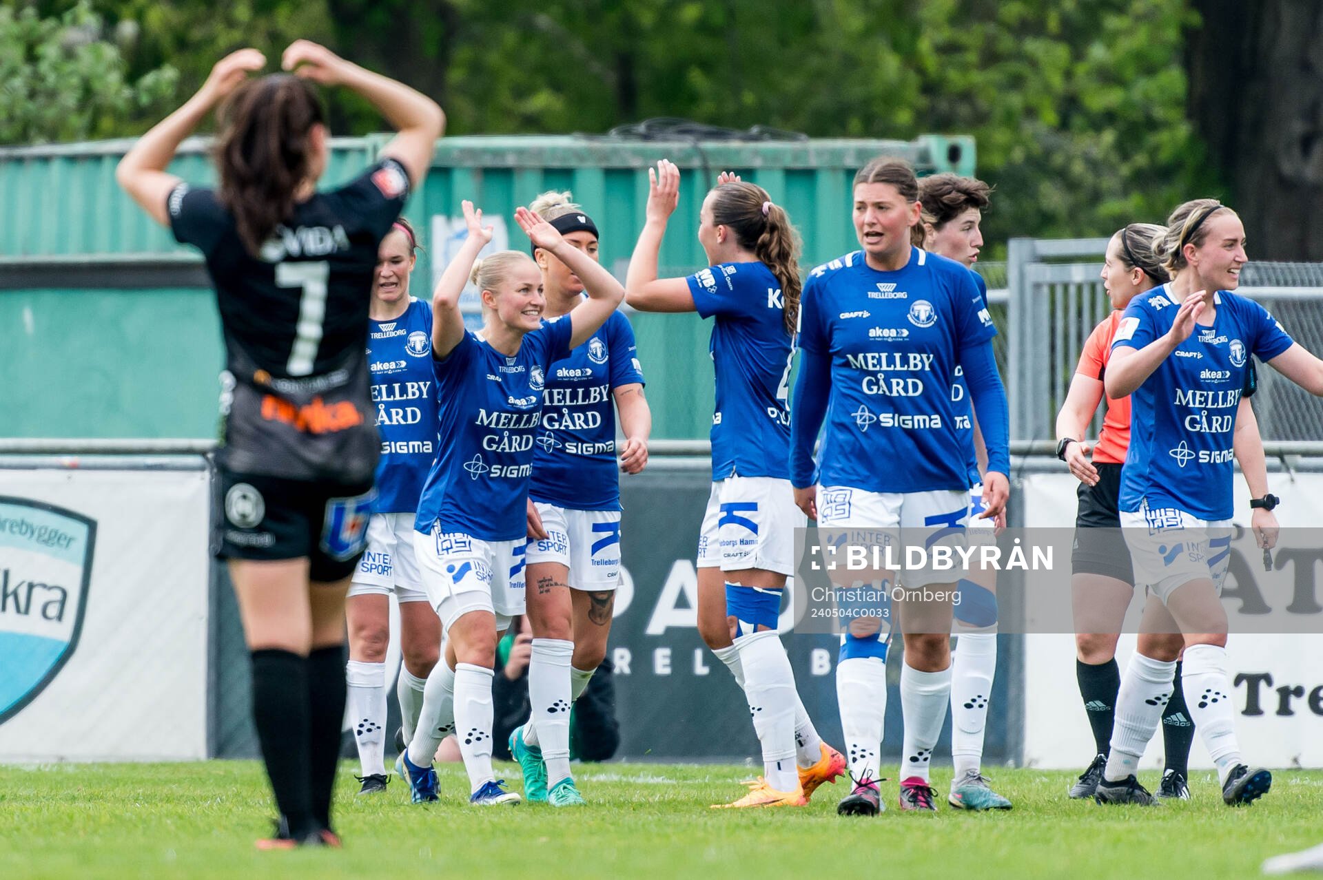 Trelleborgs Lova Sternfeldt jublar