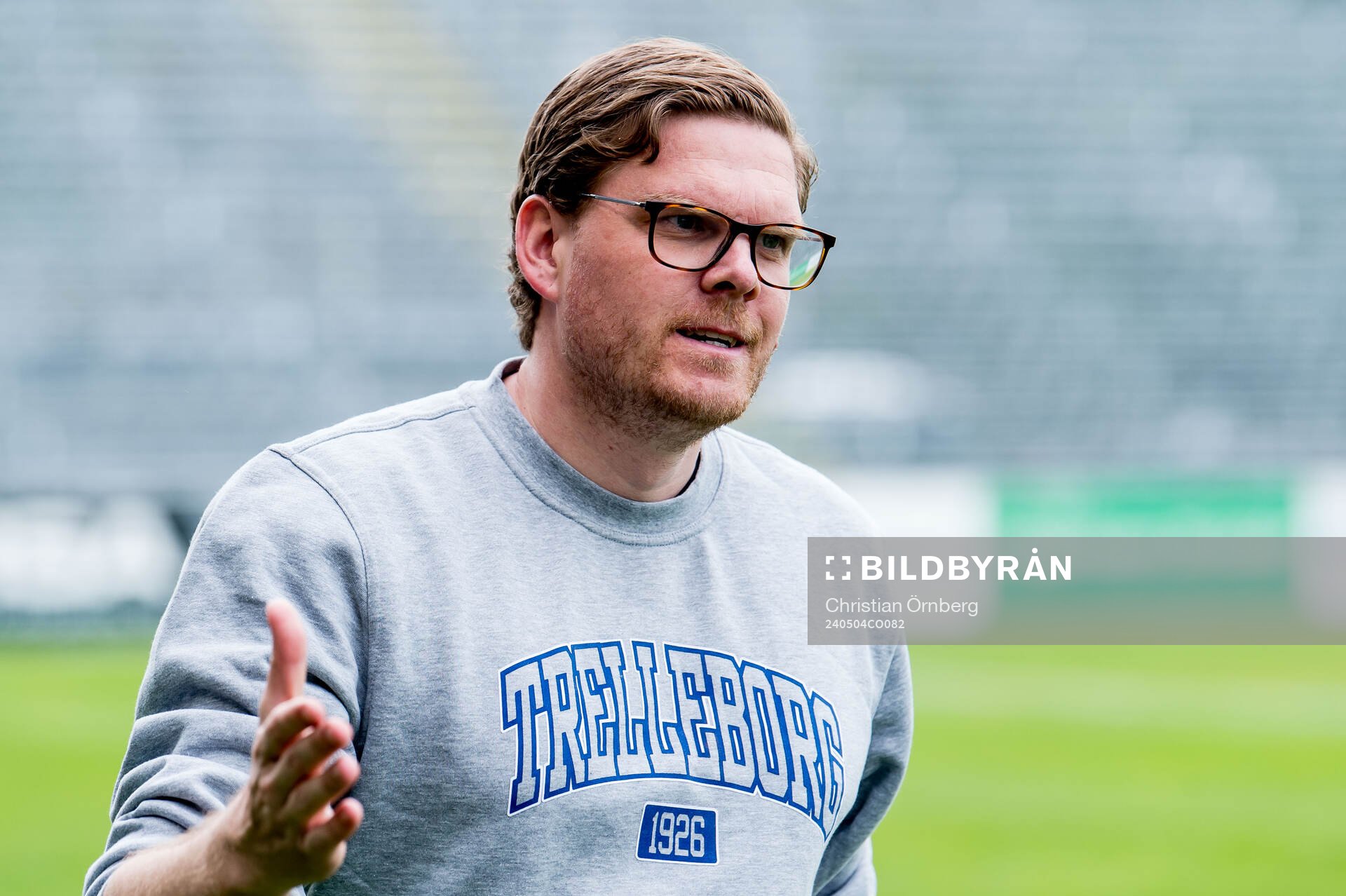Trelleborgs tränare Joakim Felldin