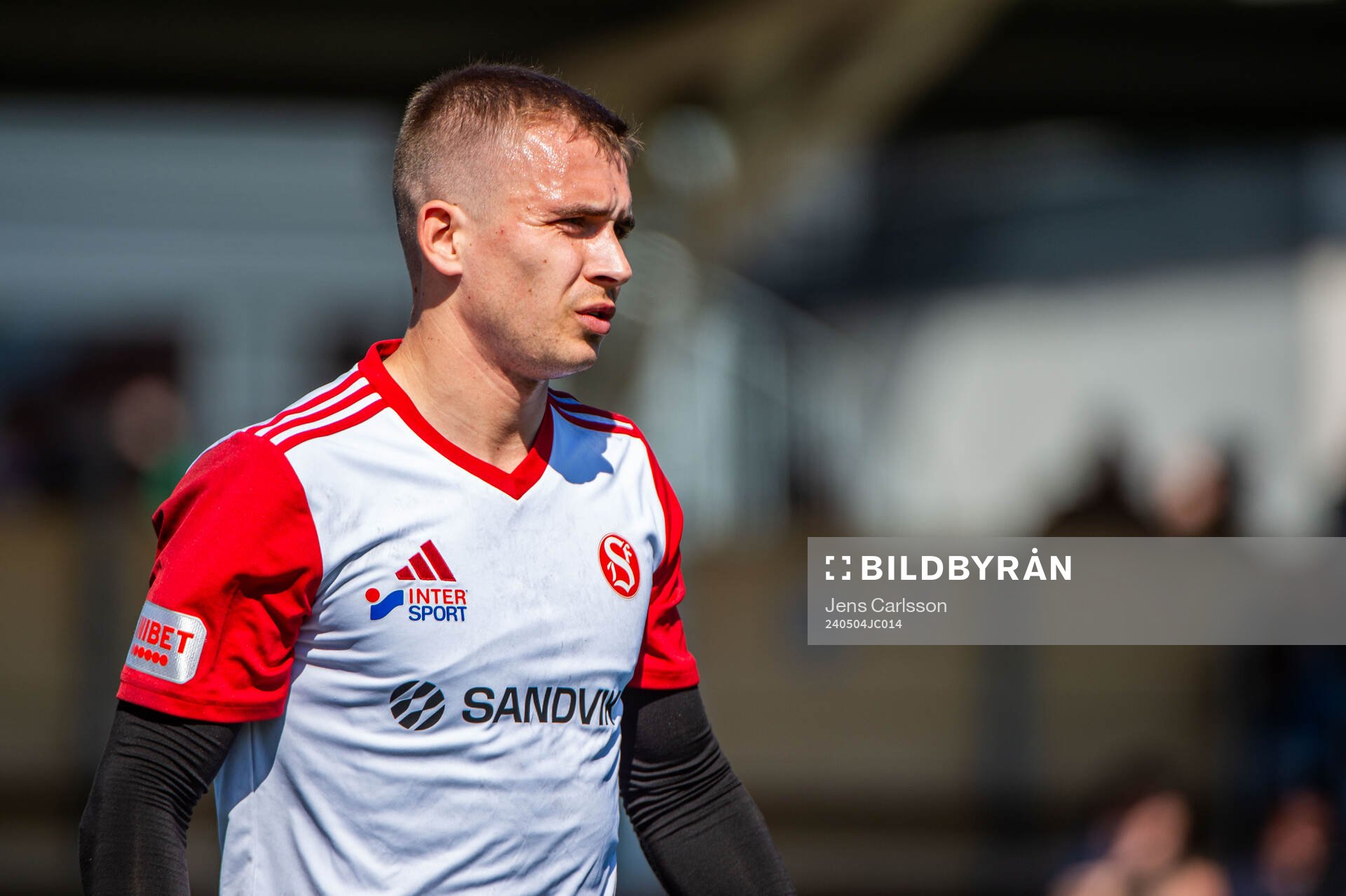 Sandvikens målvakt Felix Jakobsson