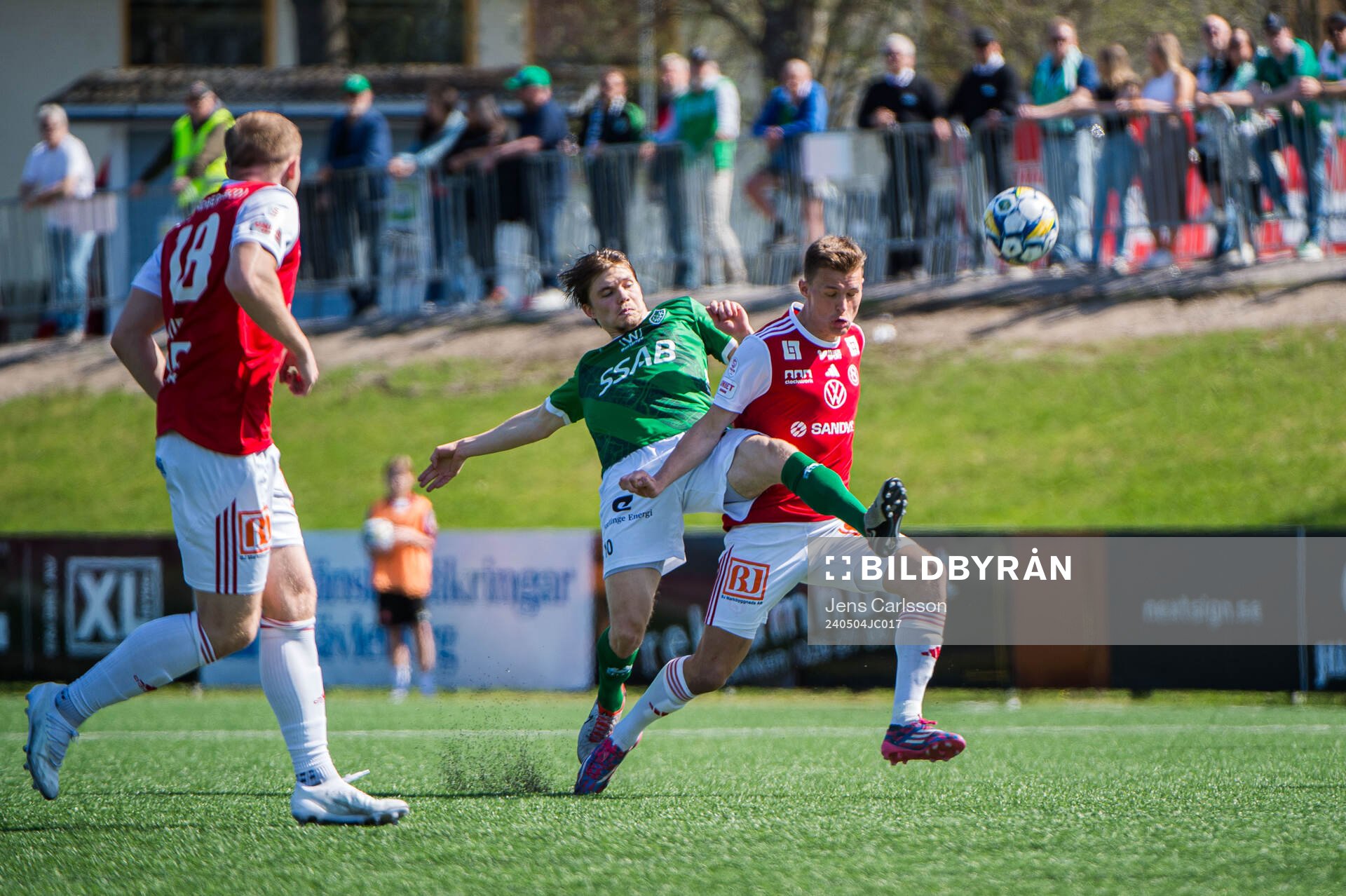 Brages Gustav Berggren och Sandvikens Daniel Söderberg