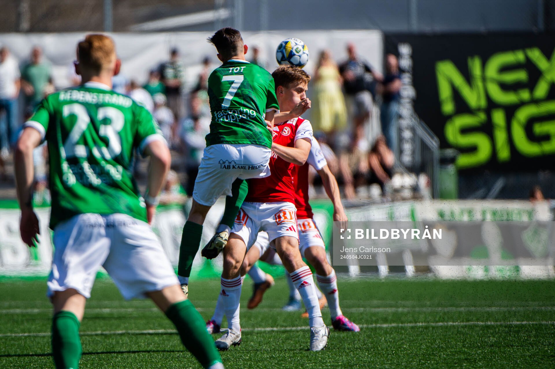 Brages Emil Tot Wikström och Sandvikens Ludwig Malachowski