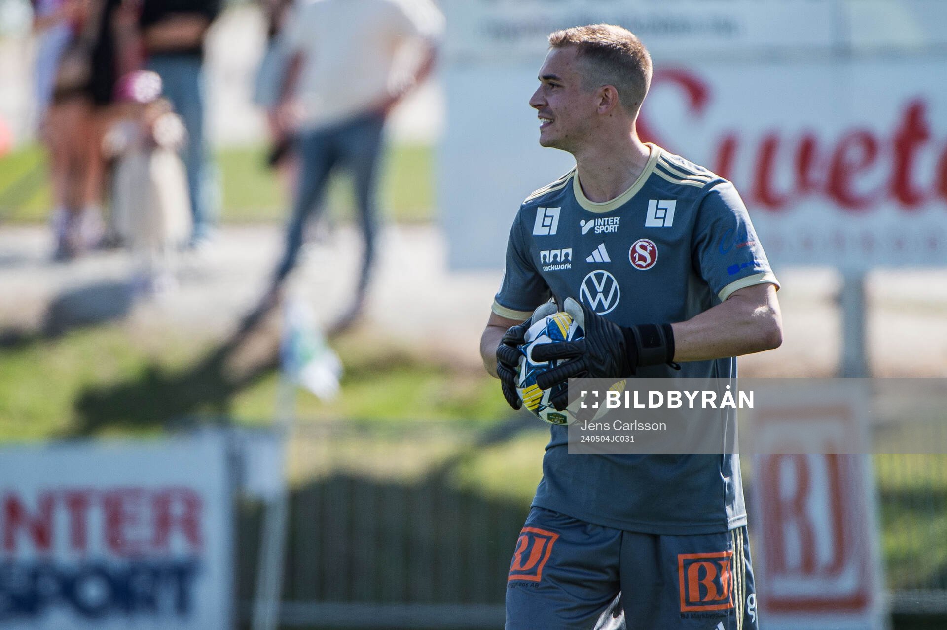 Sandvikens målvakt Felix Jakobsson