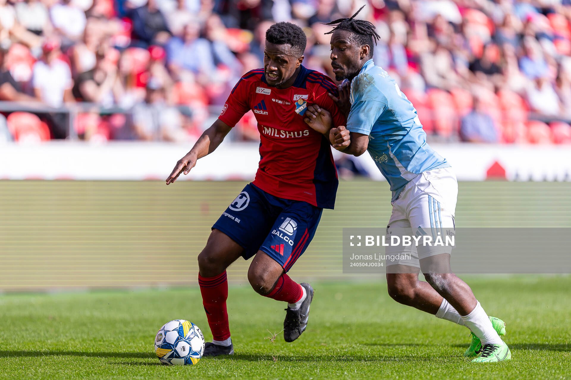 Östers Manasse Kusu och Gefles York Rafael