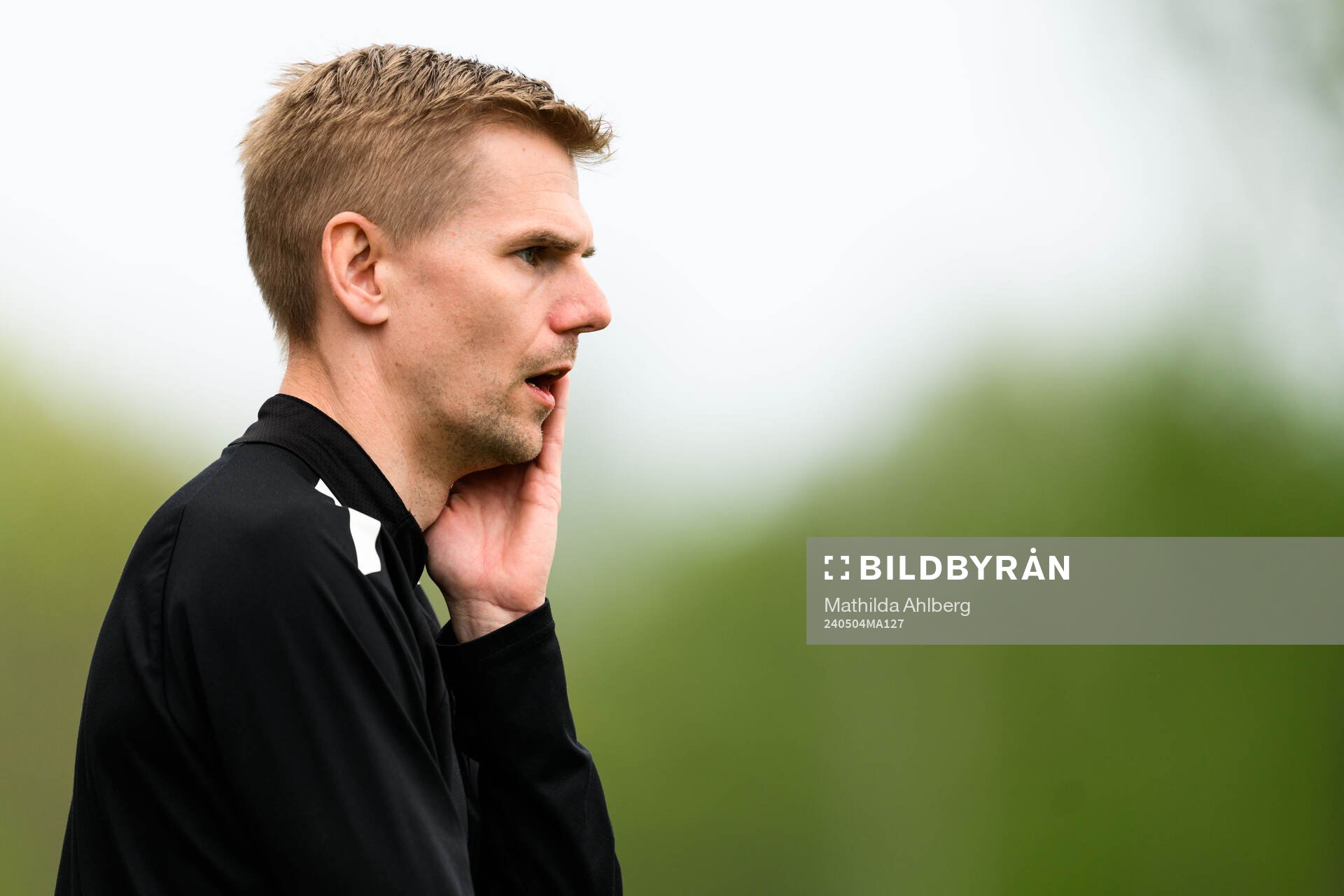 Ljungskiles tränare Erik Lund Fahlén