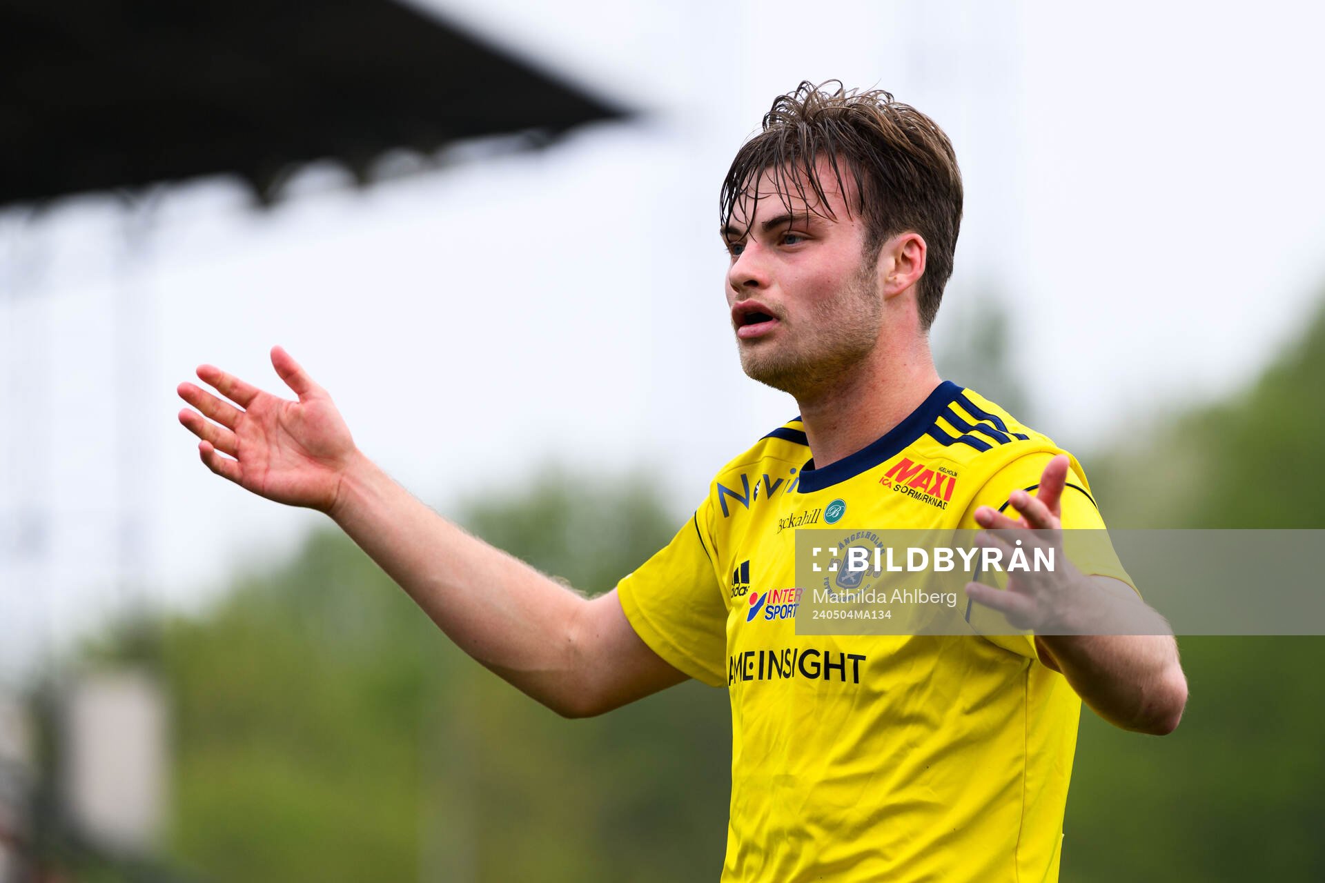 Ängelholms Johan Gudmundsson deppar