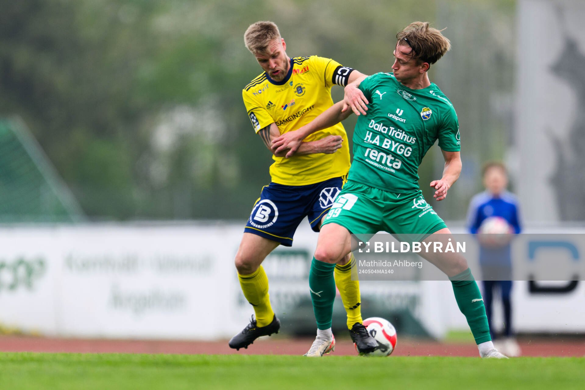 Ängelholms Robin Nilsson och Ljungskiles Lukas Lindholm