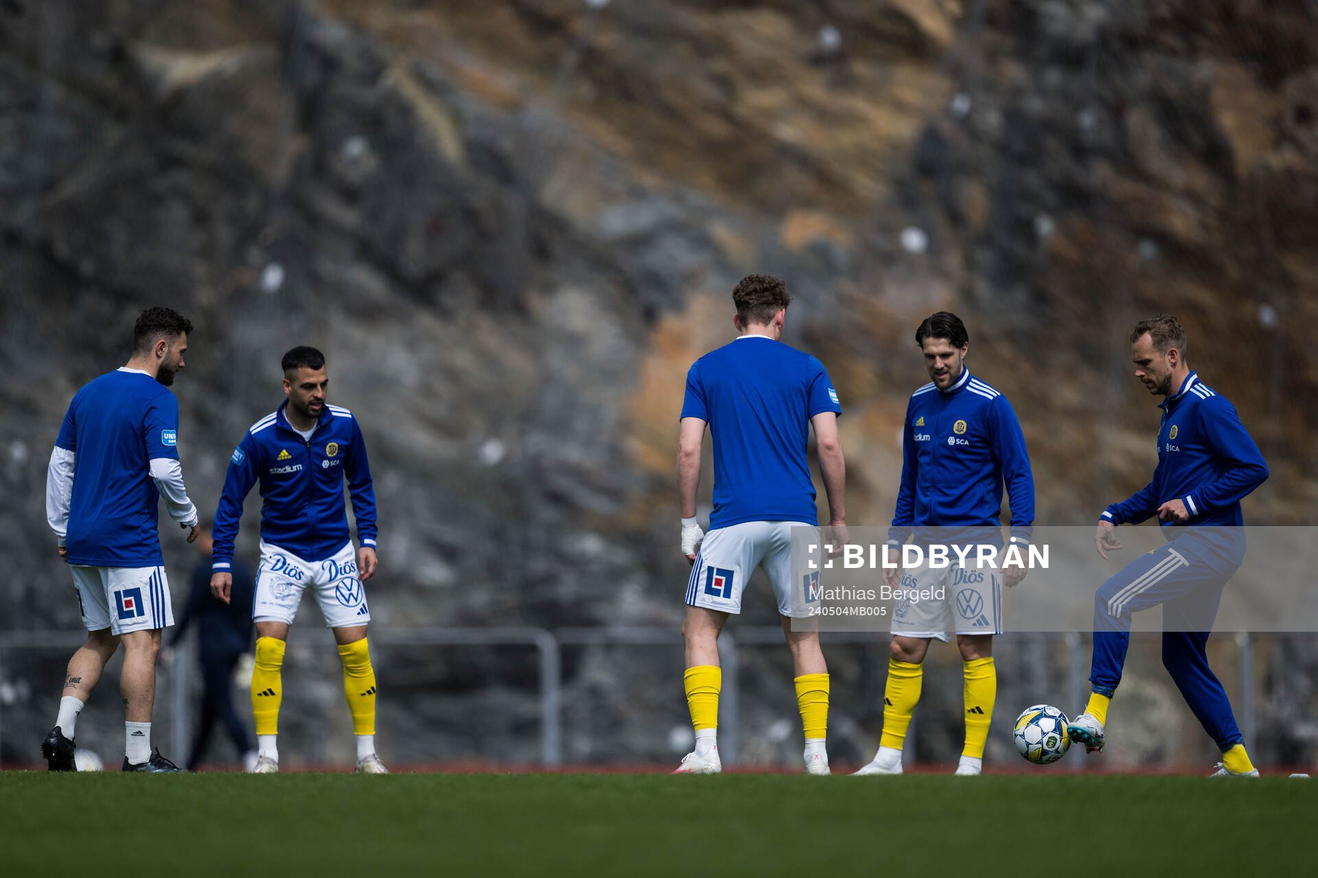 Under fotbollsmatchen i Superettan mellan IK Oddevold och