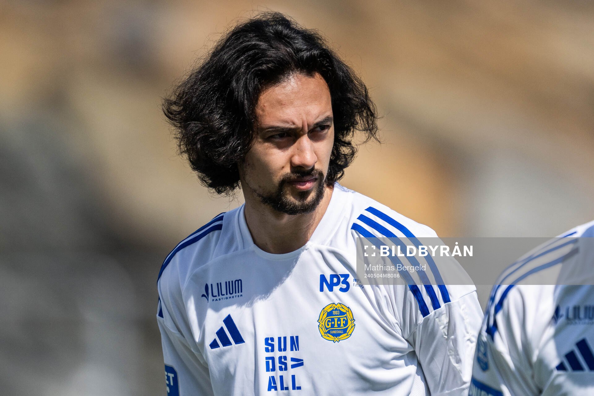 GIF Sundsvalls Monir Jelassi vid line-up