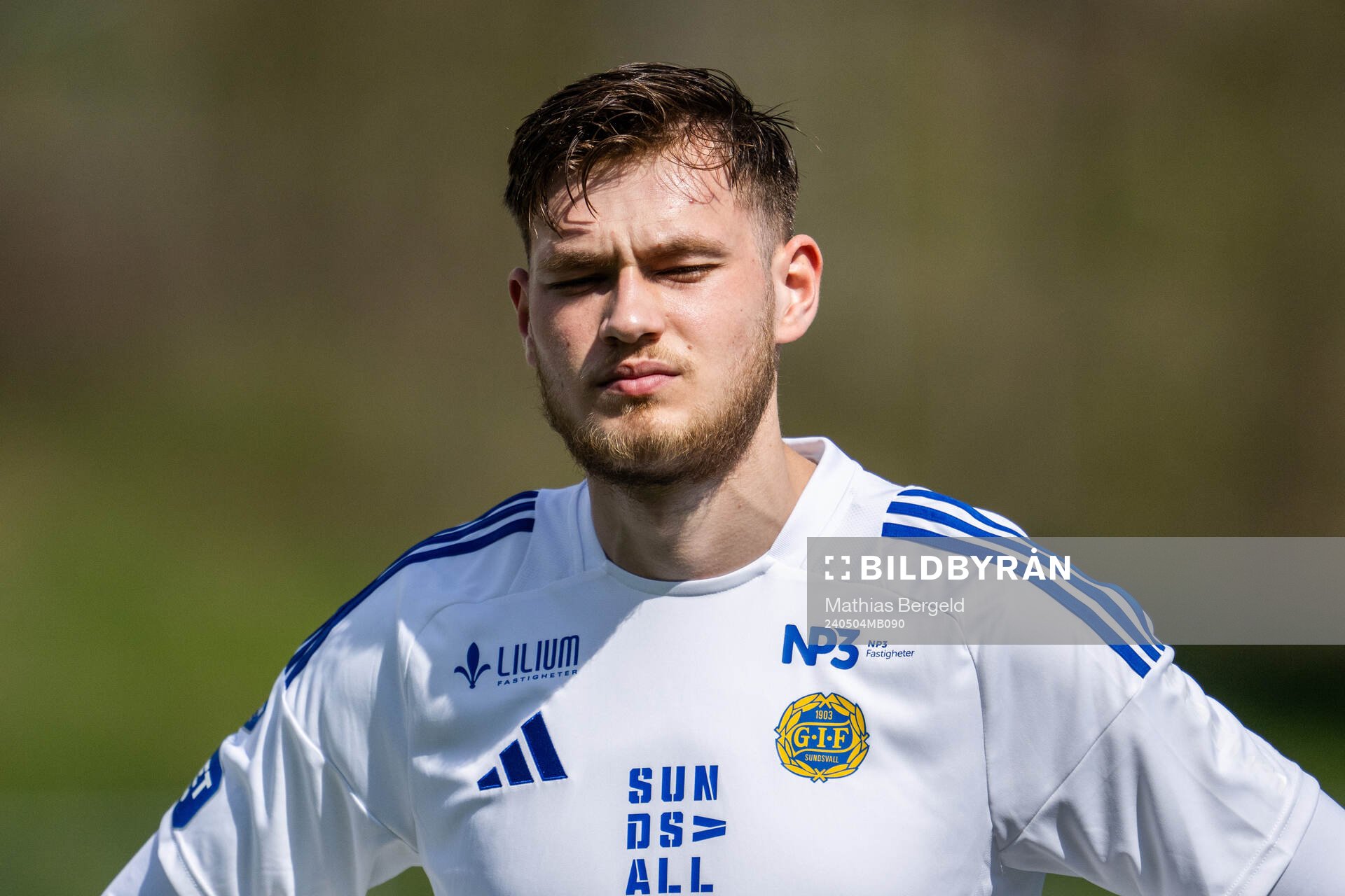 GIF Sundsvalls Ludvig Svanberg vid line-up