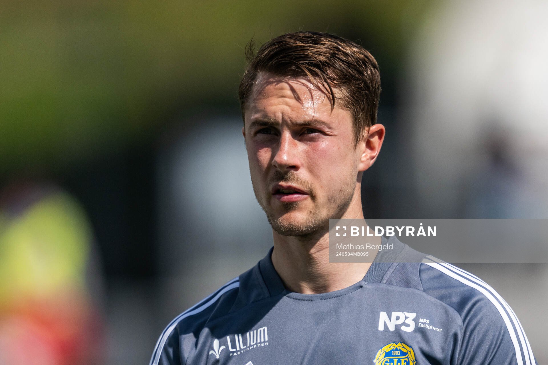 GIF Sundsvalls målvakt Jonas Olsson vid line-up
