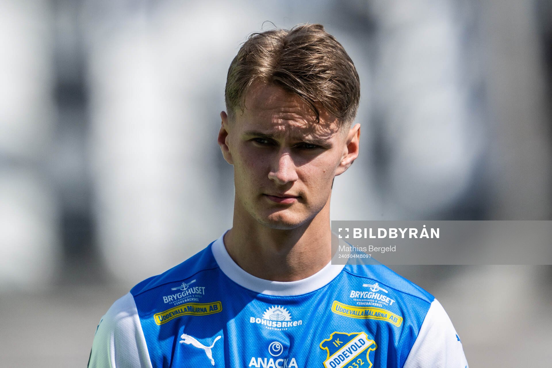 IK Oddevolds Alexander Almqvist vid line-up
