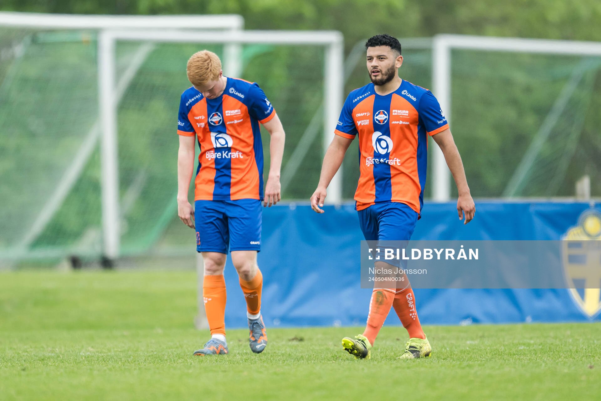 Vejbys Erik Johansson och Stanley Batres Prado deppar
