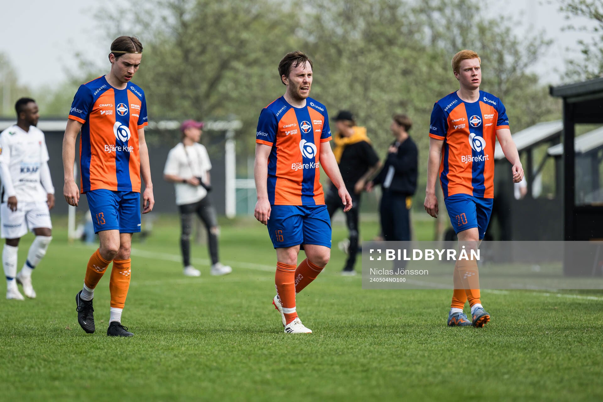 Vejbys Oscar Westblom, Jonatan Arvidsson  och Erik