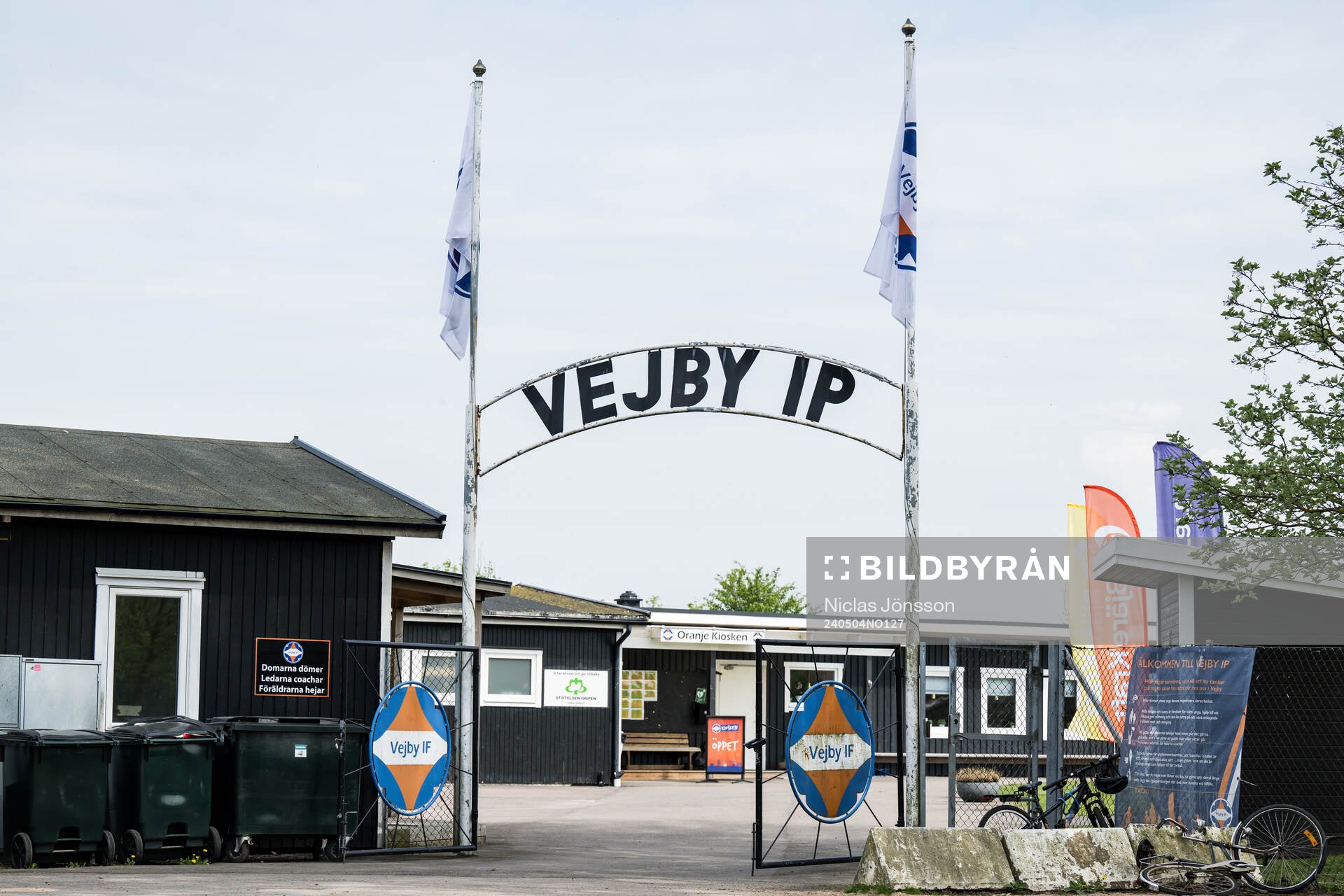Exteriör av Vejby IP