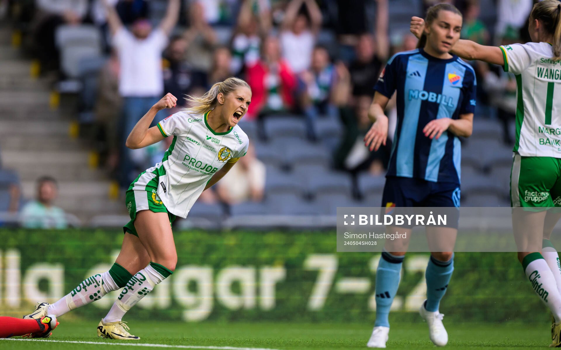 Hammarbys Alice Carlsson jublar