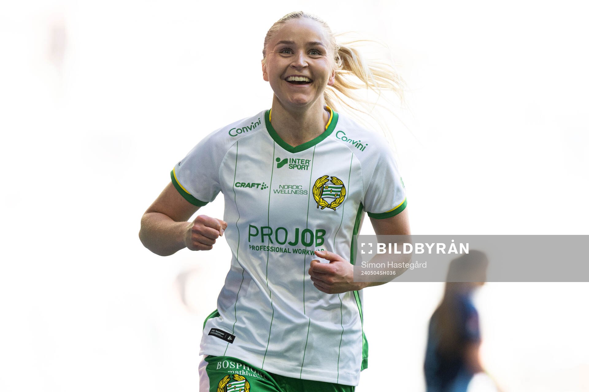 Hammarbys Anna Jøsendal jublar