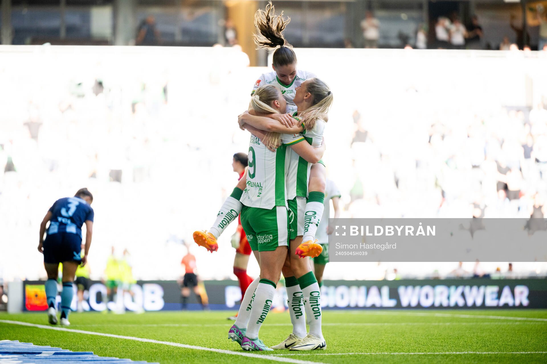 Hammarbys Anna Jøsendal jublar