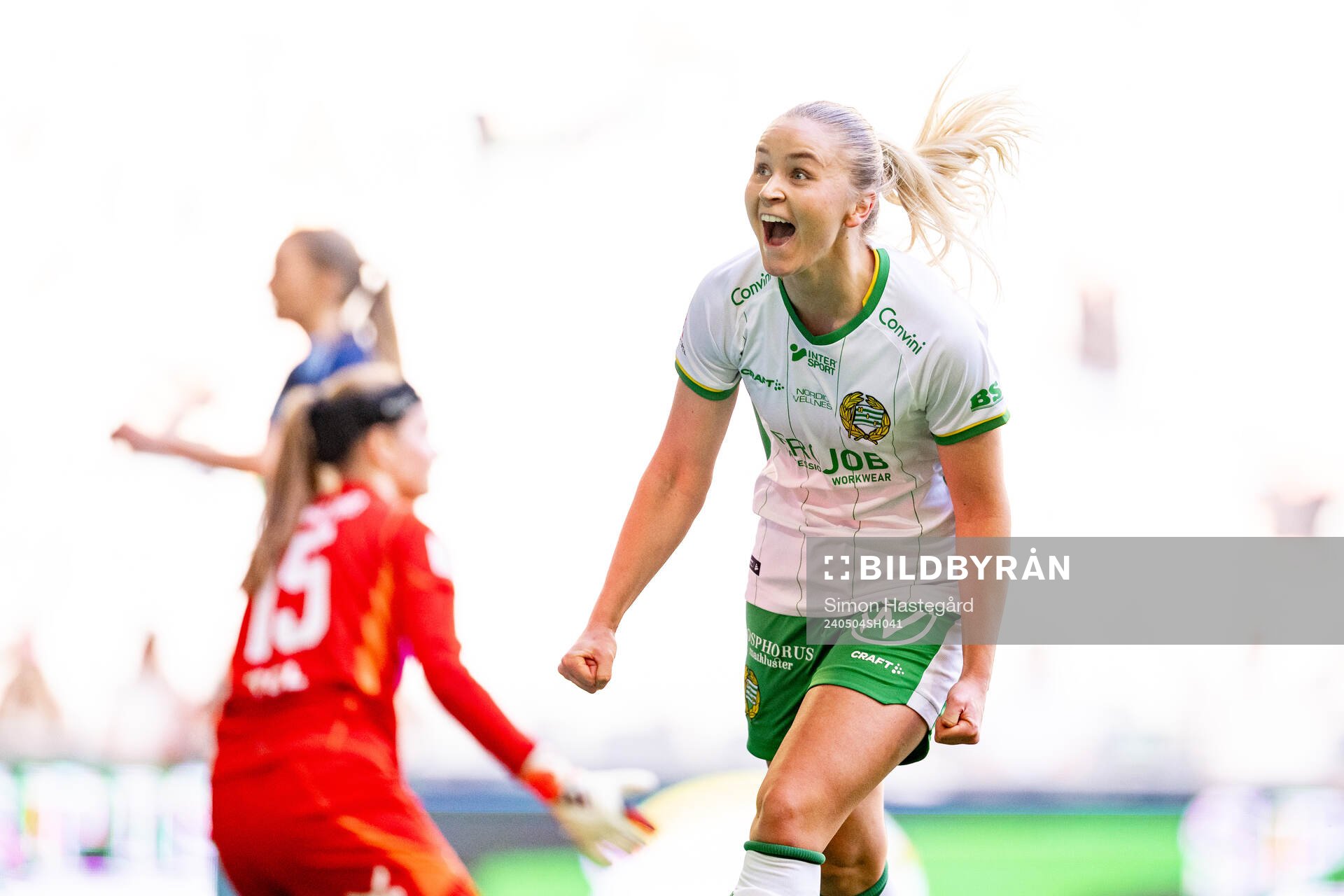 Hammarbys Anna Jøsendal jublar