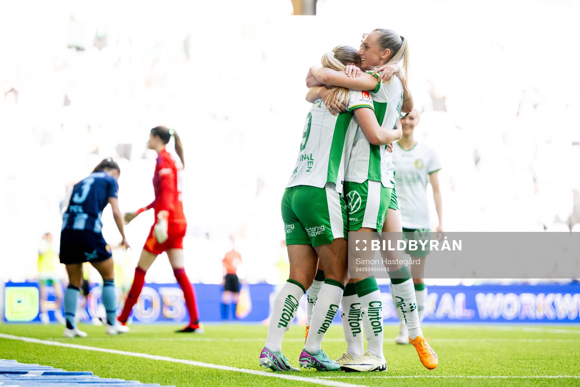 Hammarbys Anna Jøsendal jublar