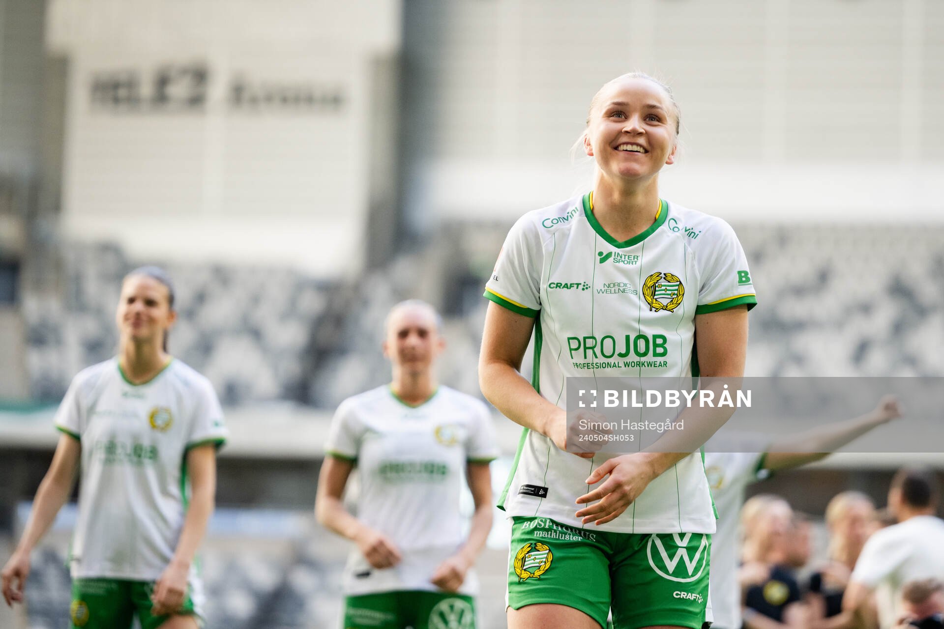 Hammarbys Anna Jøsendal jublar