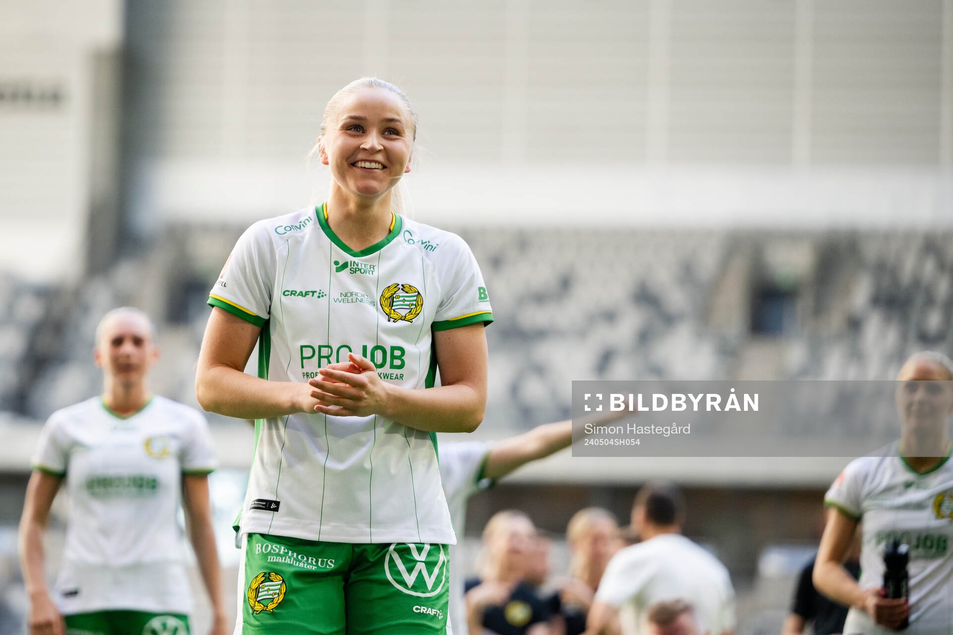 Hammarbys Anna Jøsendal jublar