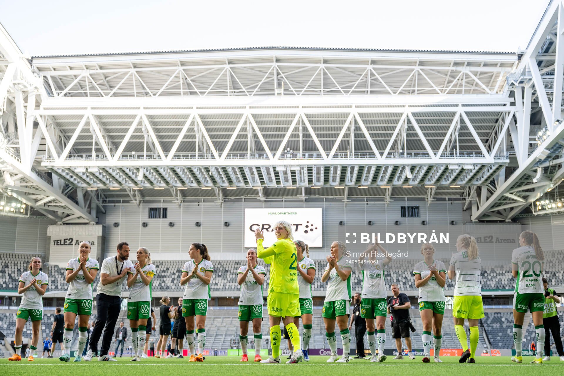 Hammarbys spelare jublar