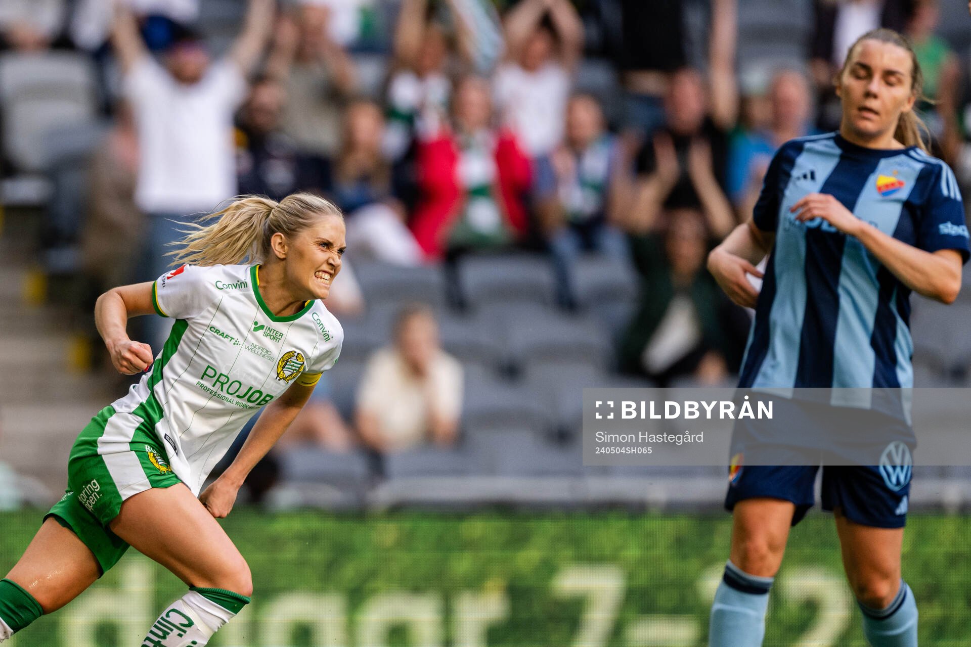 Hammarbys Alice Carlsson jublar