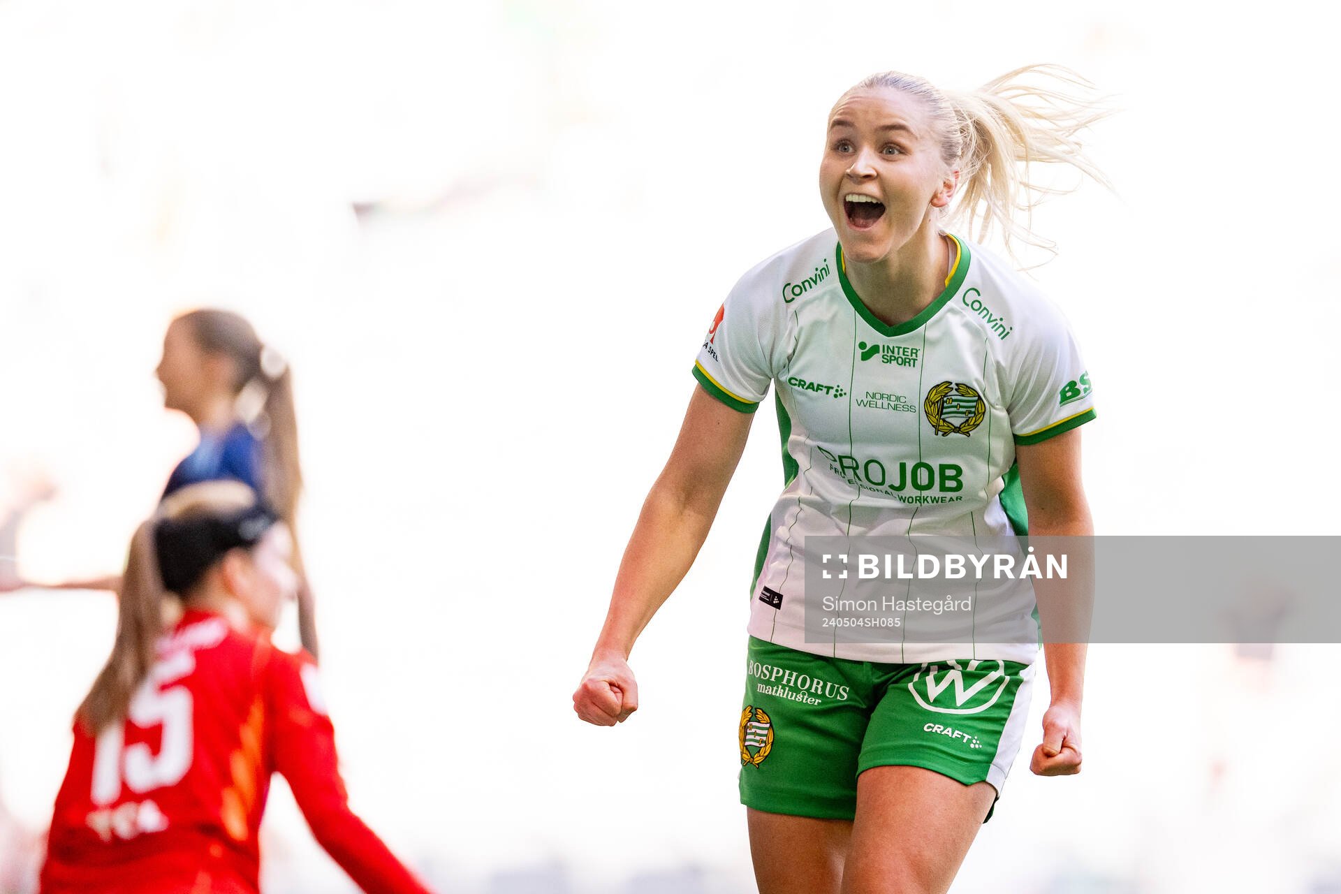 Hammarbys Anna Jøsendal jublar