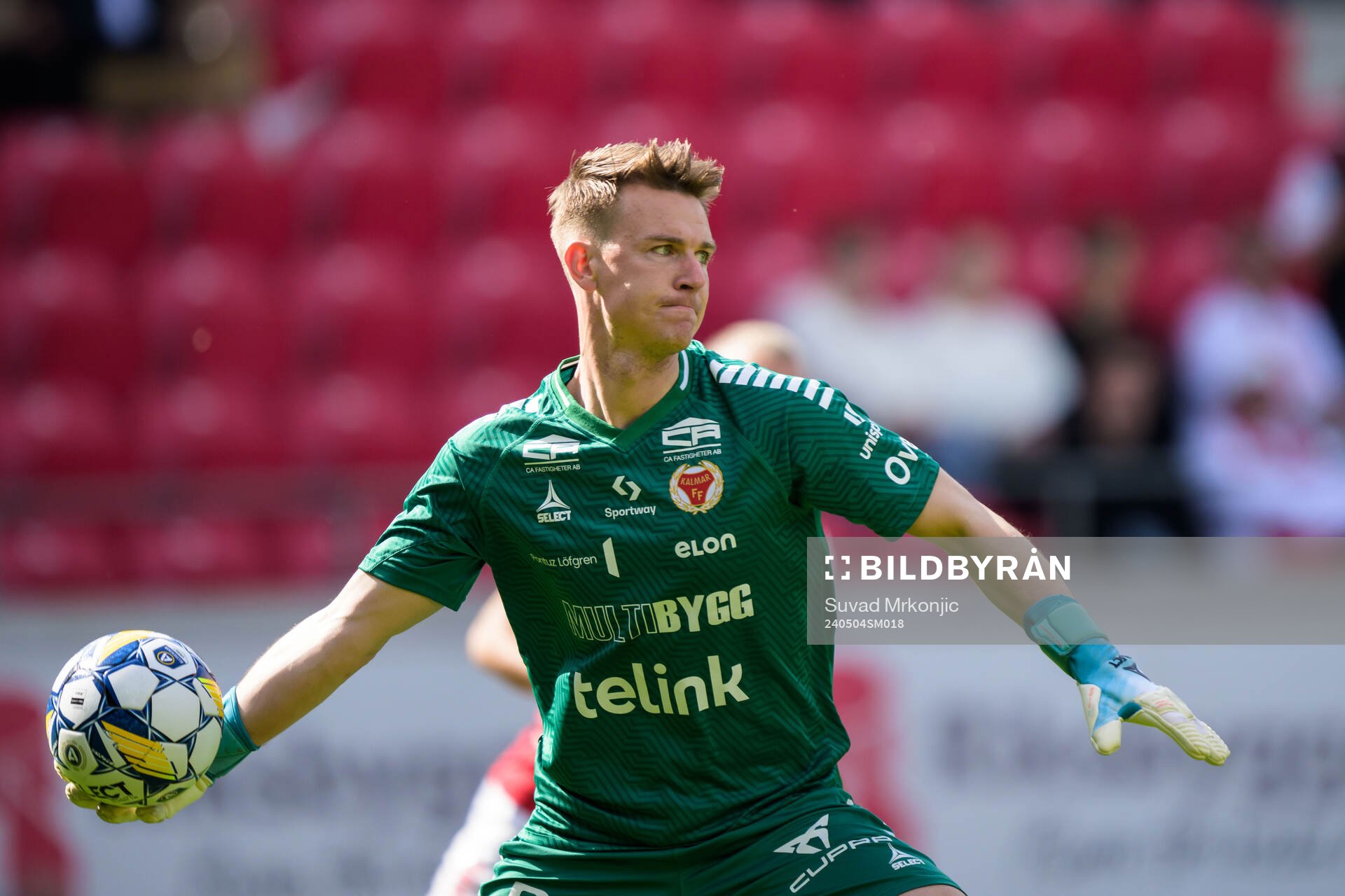 Kalmars målvakt Jakob Kindberg