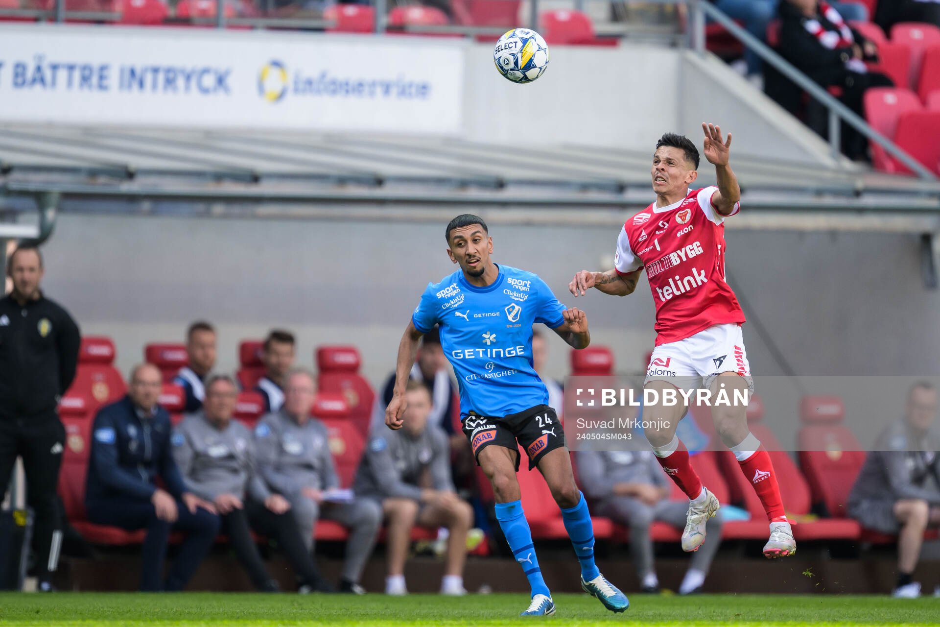 Halmstads Amir Al-Ammari och Kalmars Romario Pereira Sipiao