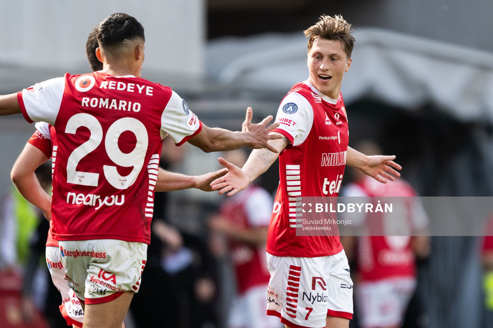 Kalmars Kevin Jensen jublar