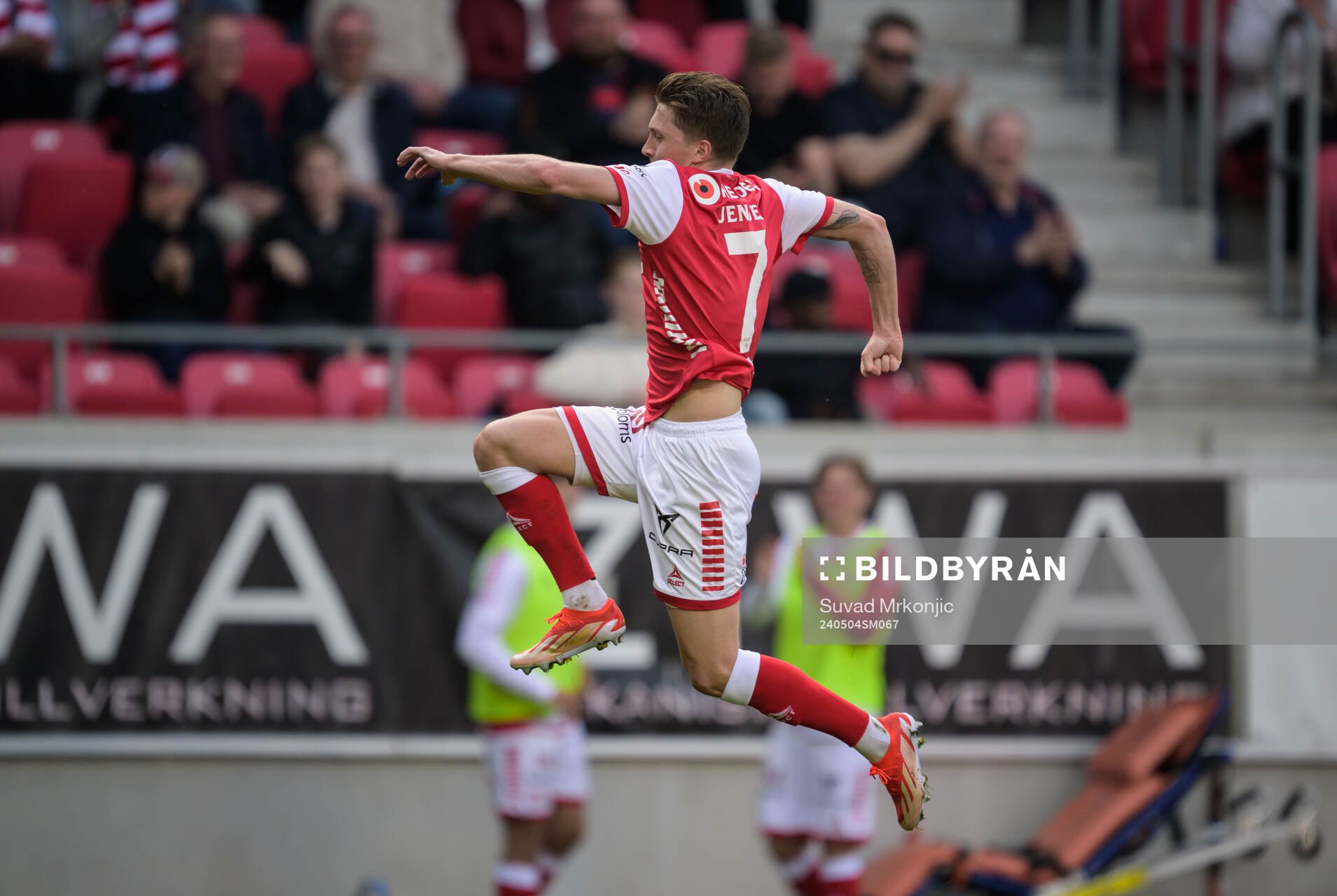 Kalmars Kevin Jensen jublar