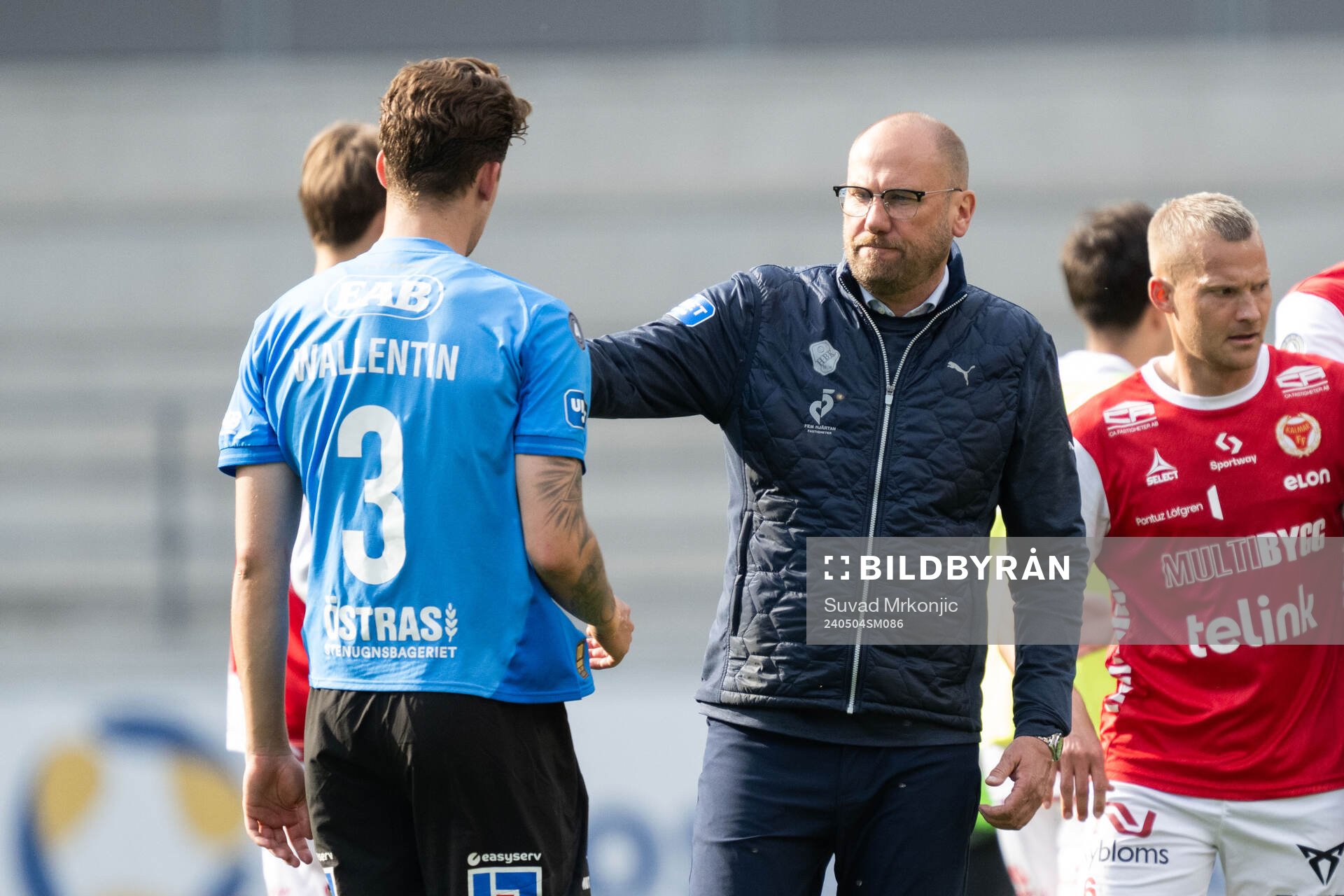Halmstads tränare Magnus Haglund deppar