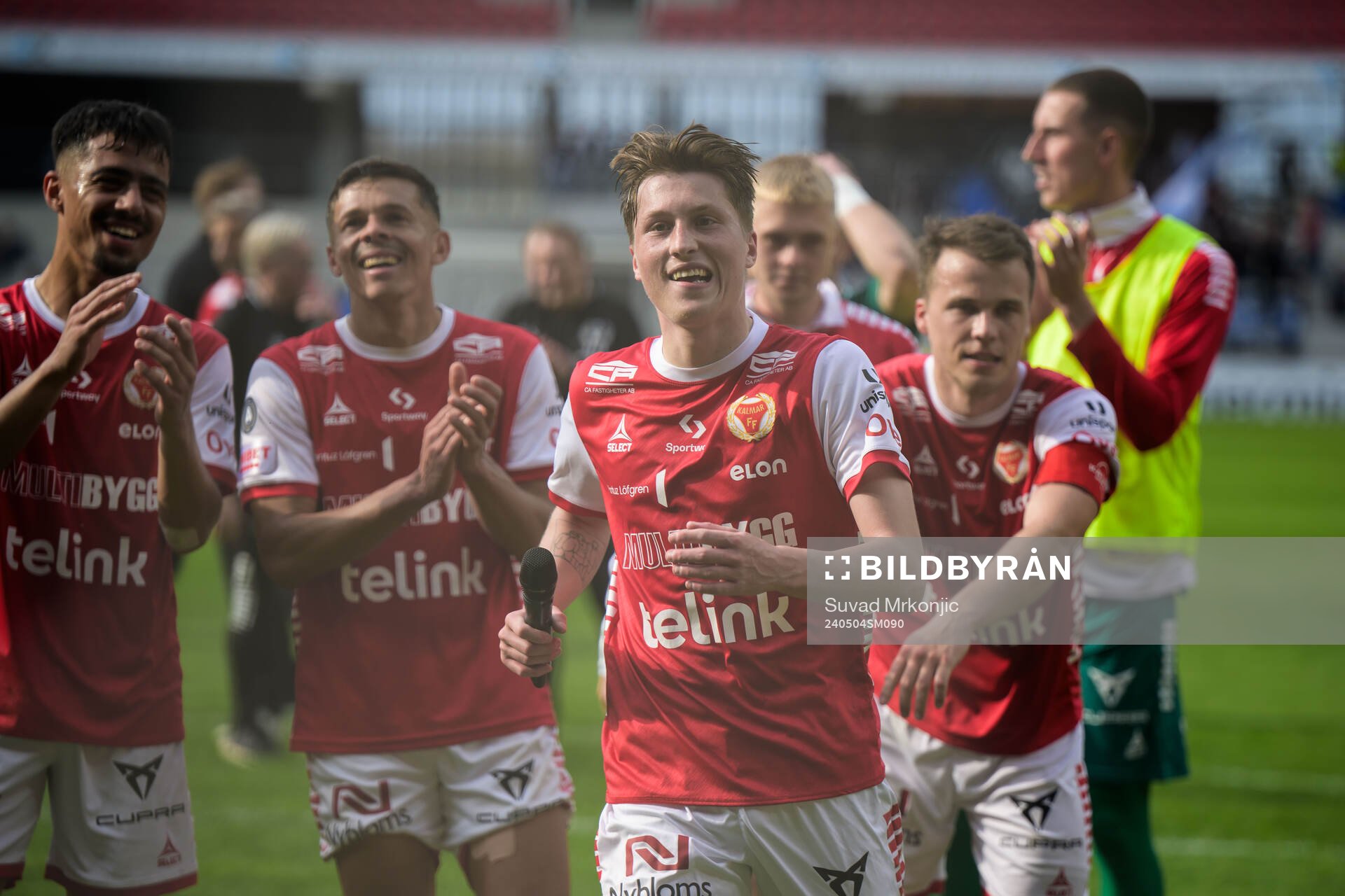 Kalmars Kevin Jensen jublar