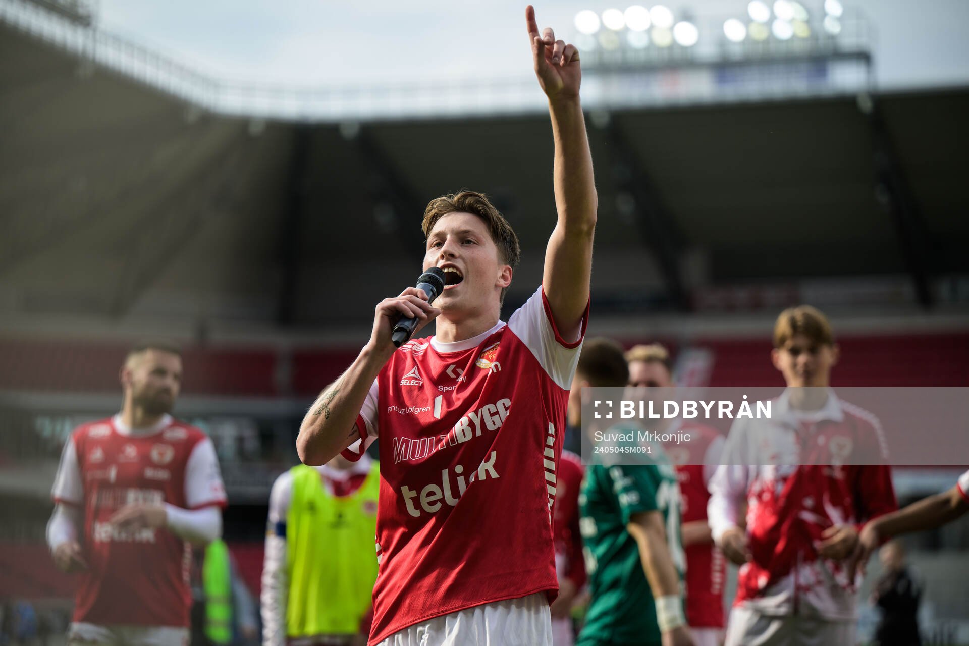 Kalmars Kevin Jensen jublar