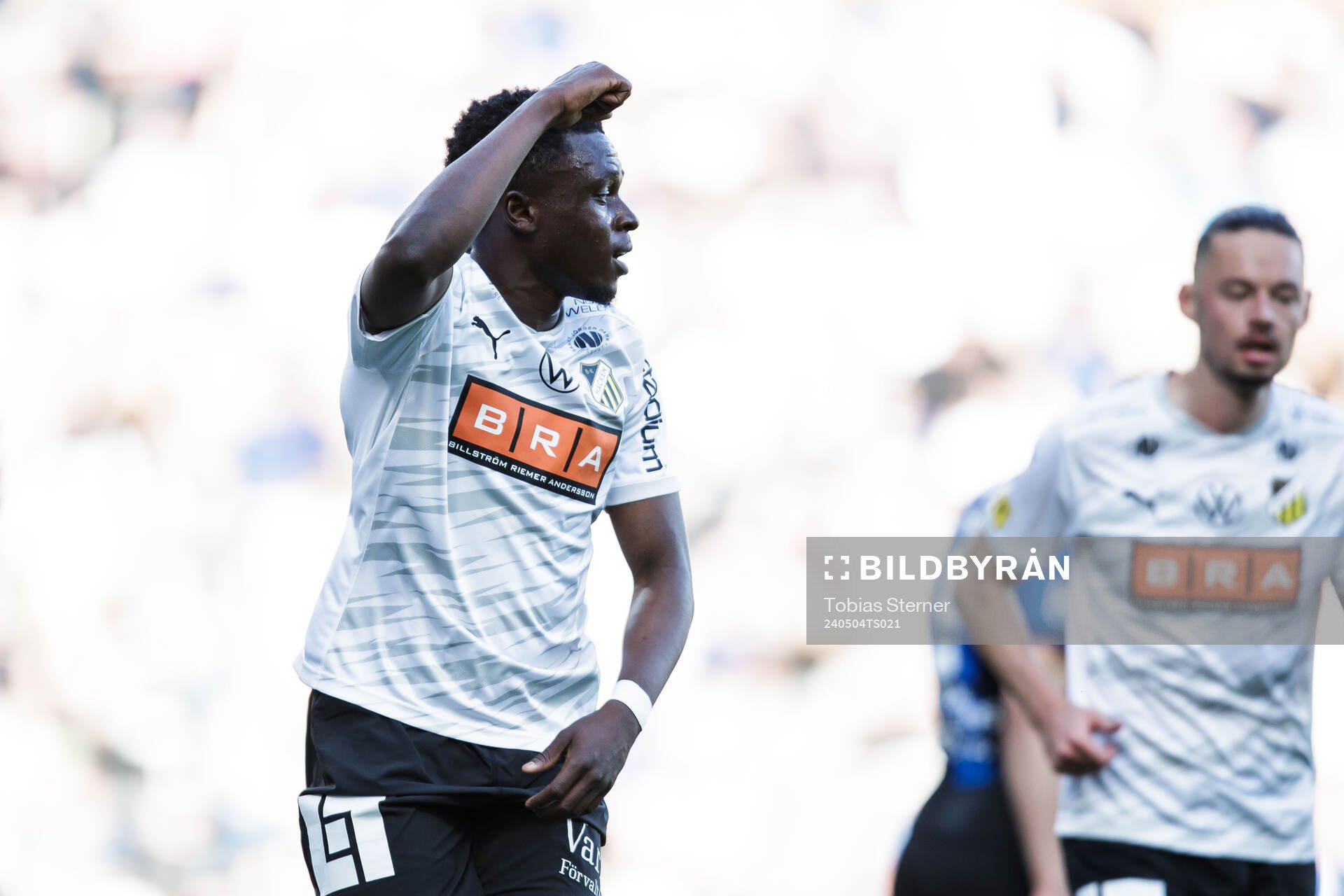 Häckens Zeidane Inoussa jublar