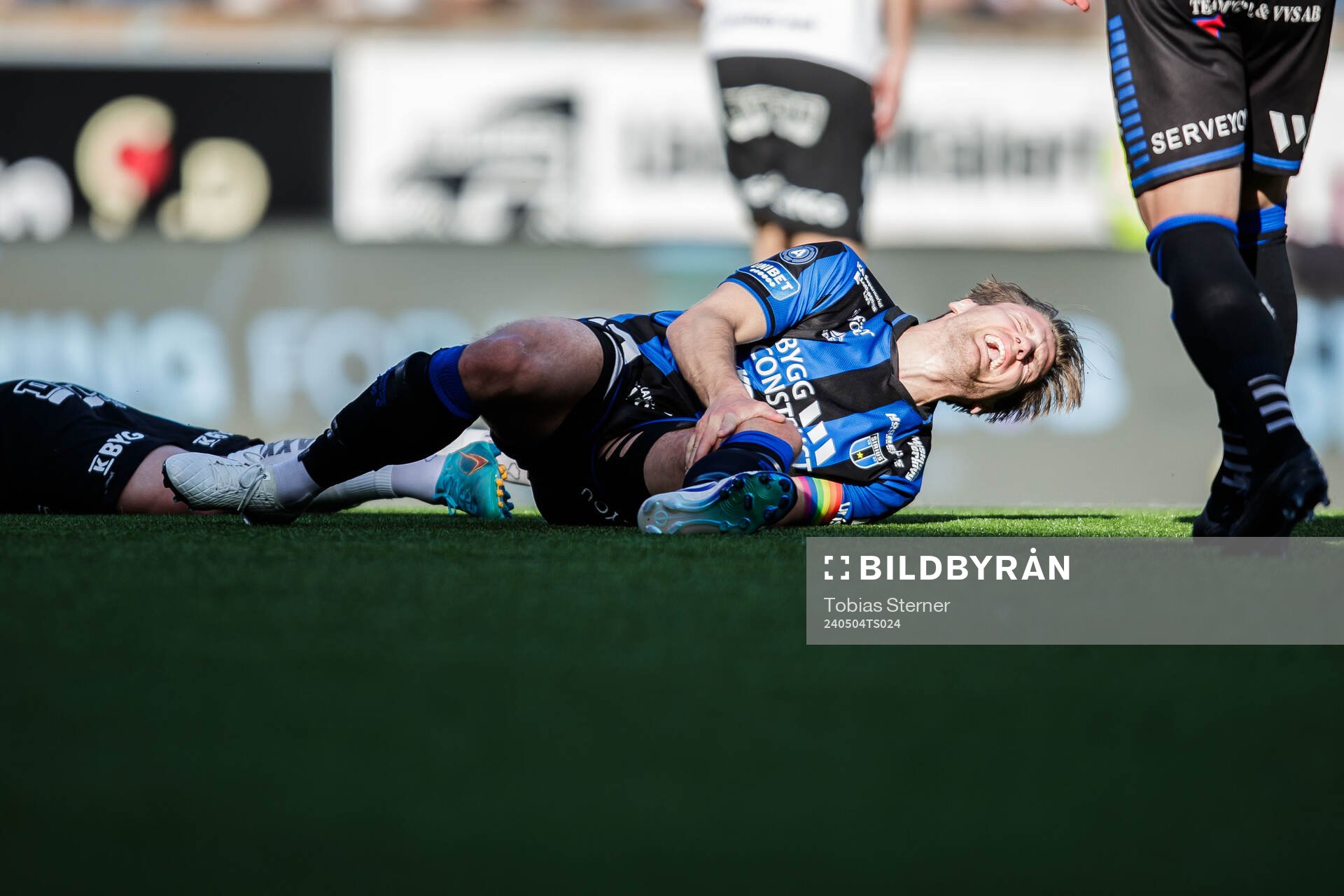 Sirius Daniel Stensson har ont
