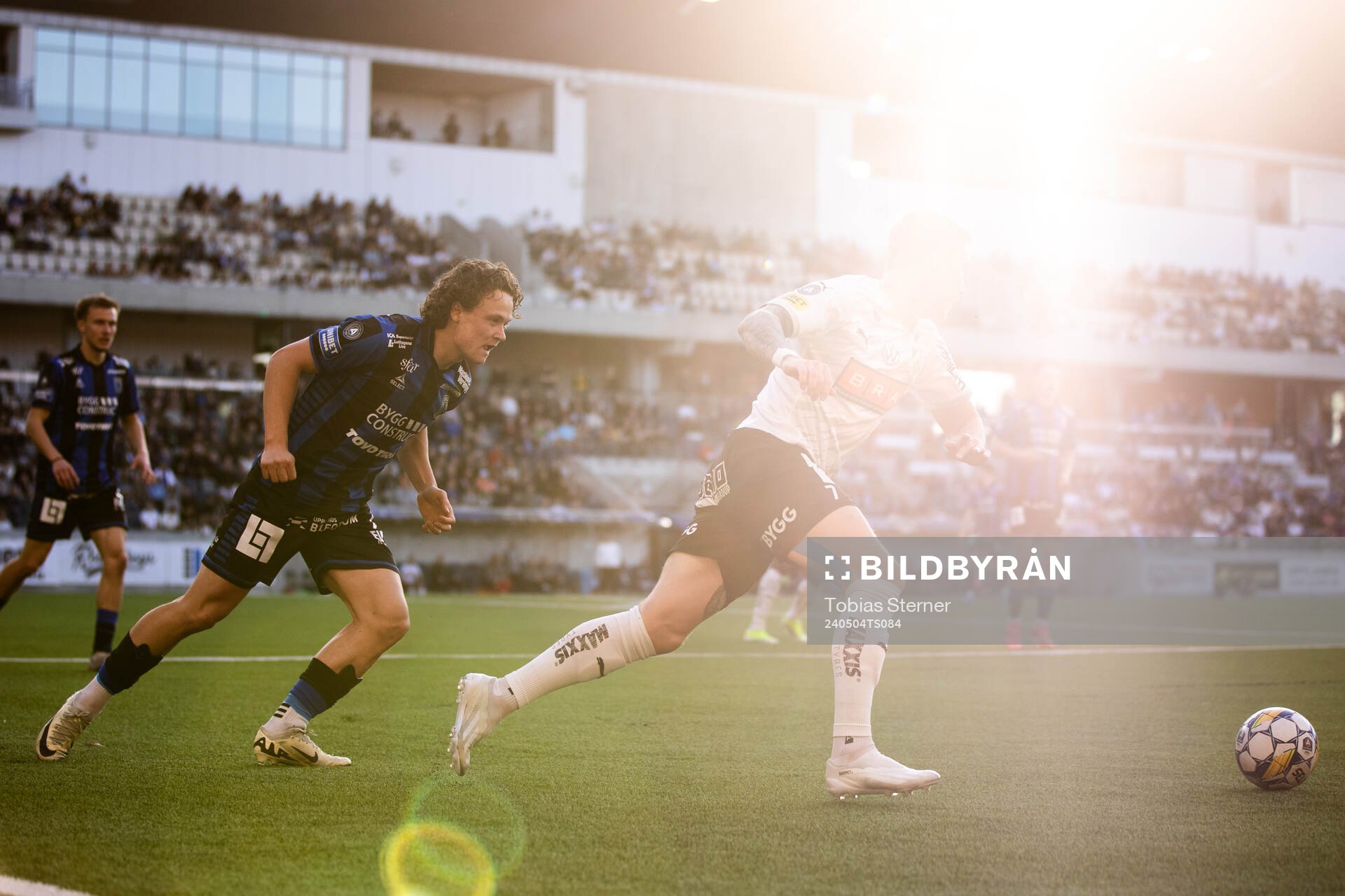 Sirius Herman Sjögrell och Häckens Jacob Barret Laursen