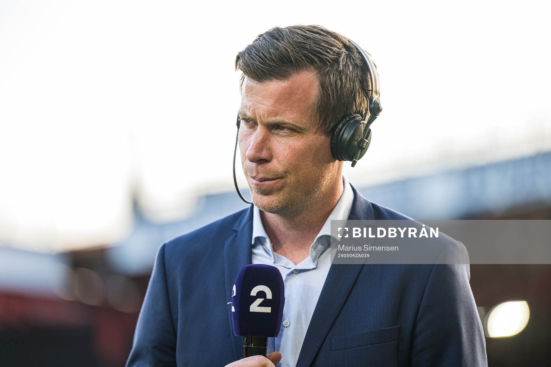 Jesper Mathisen, pundit of broadcaster TV 2