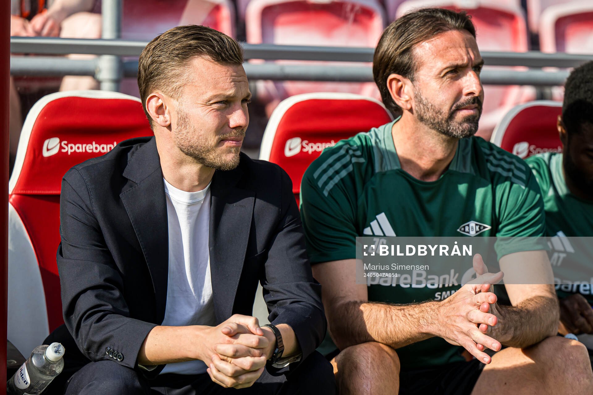 Alfred Johansson, head coach of Rosenborg, and Jordi