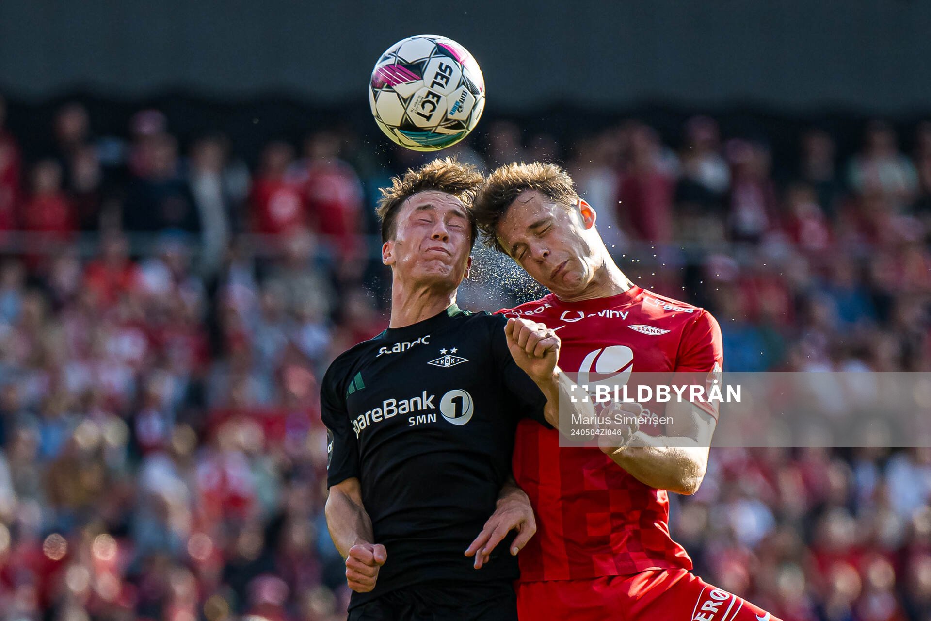 Jesper Reitan-Sunde of Rosenborg and Felix Horn Myhre of