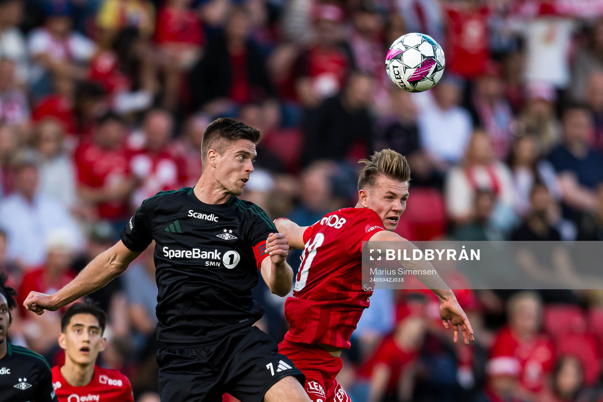 Markus Henriksen of Rosenborg and Emil Kornvig of Brann