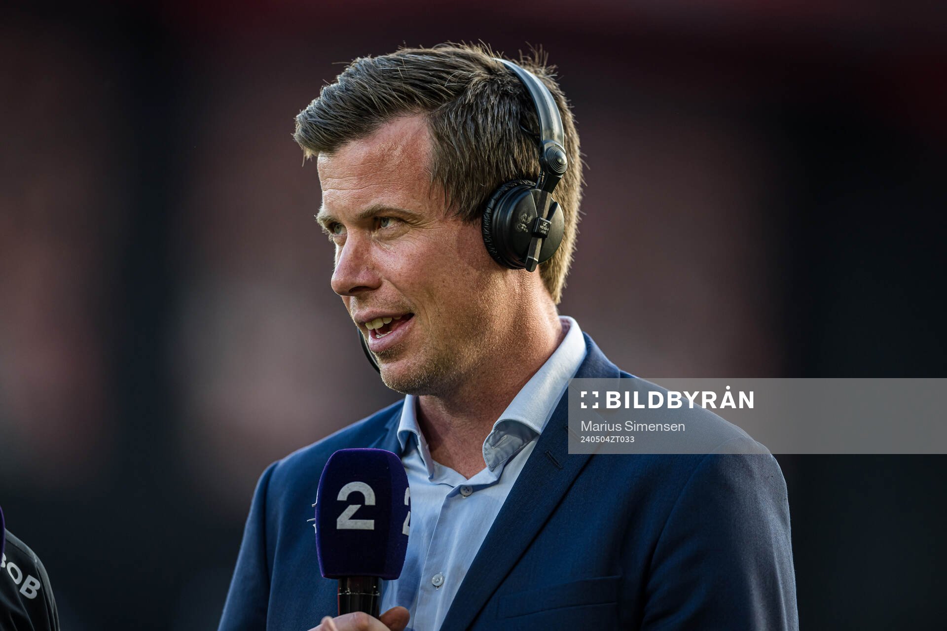 Jesper Mathisen, pundit of broadcaster TV 2