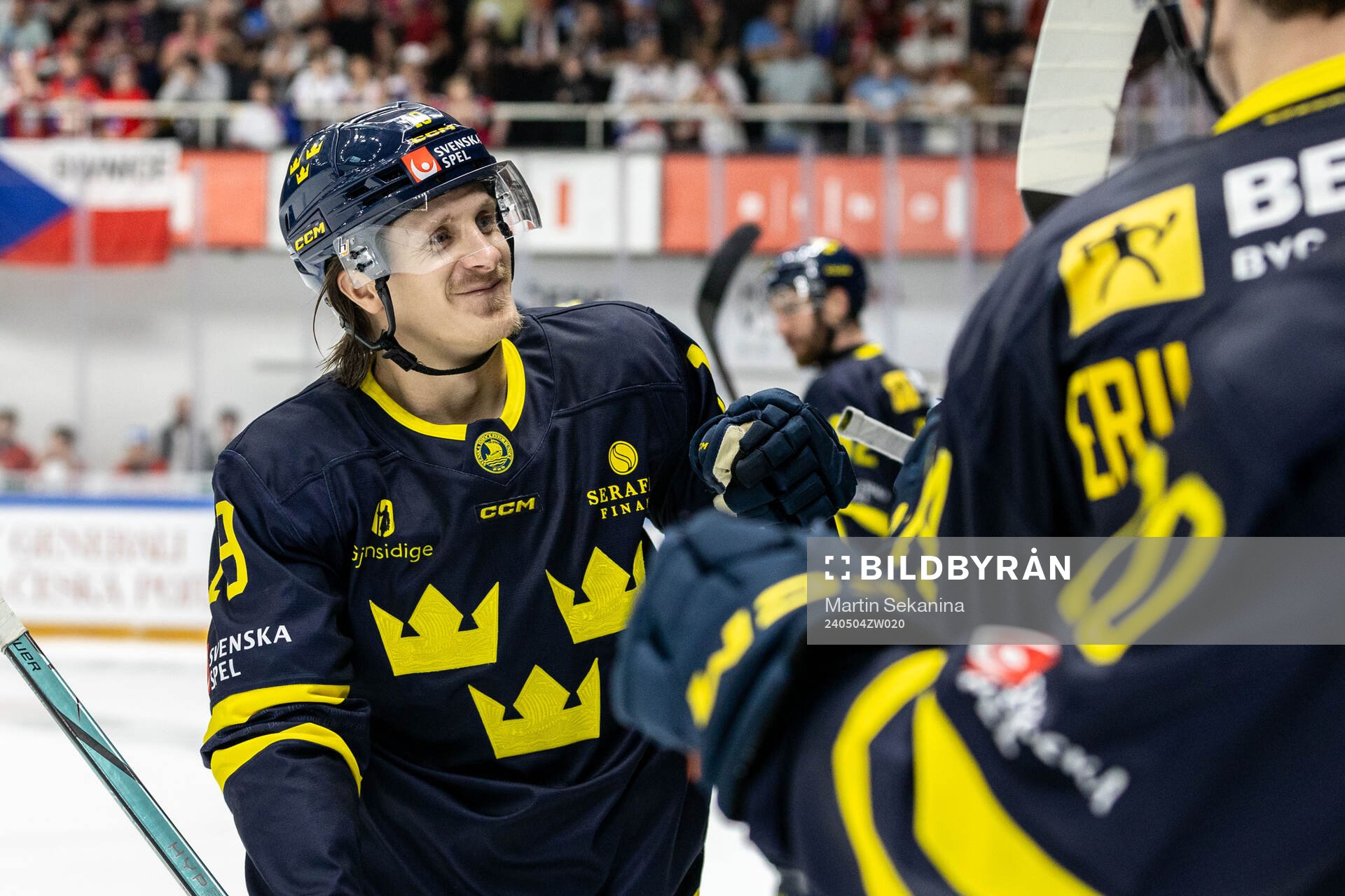 Marcus Sörensen celebrates
