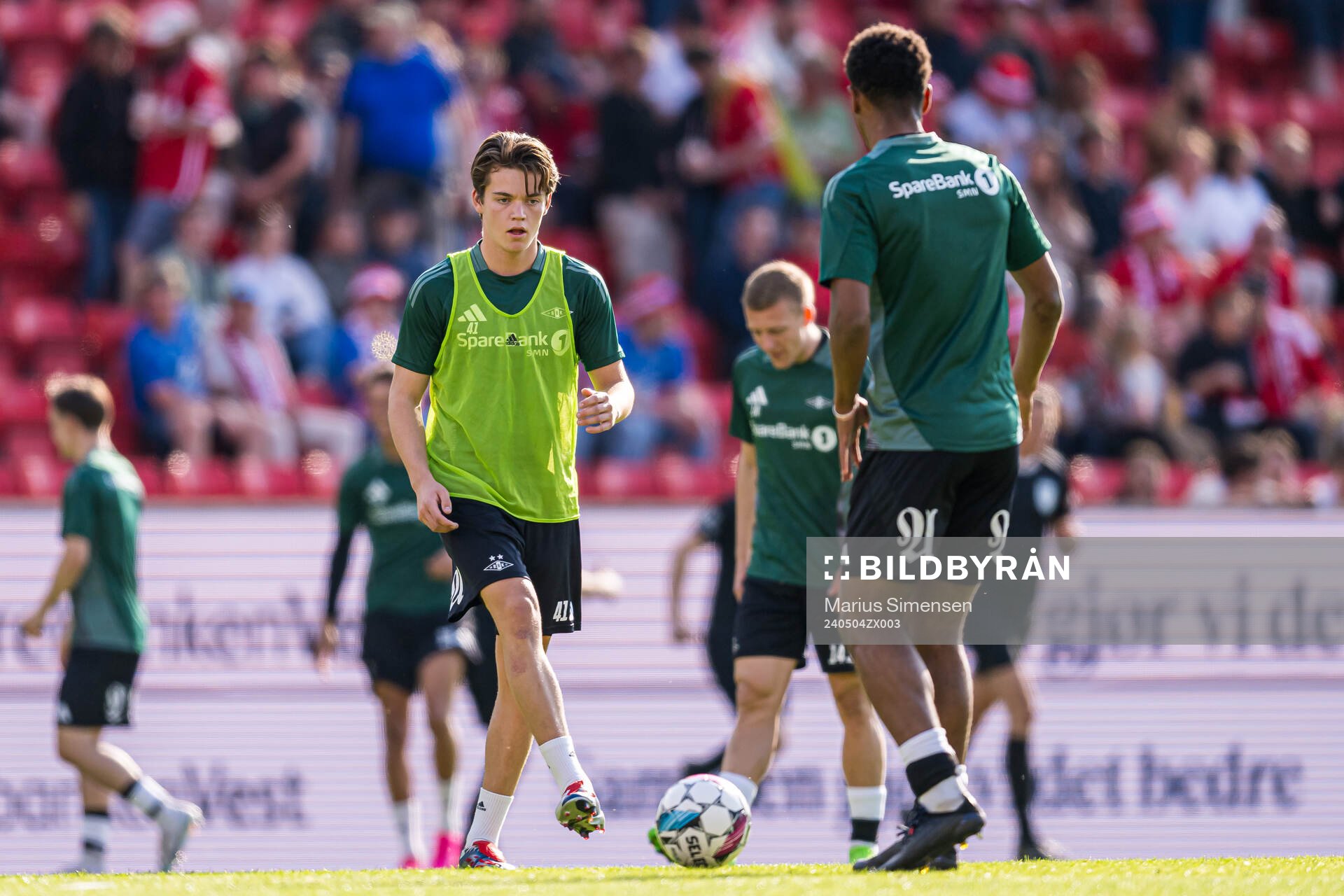 Sverre Nypan of Rosenborg warms up