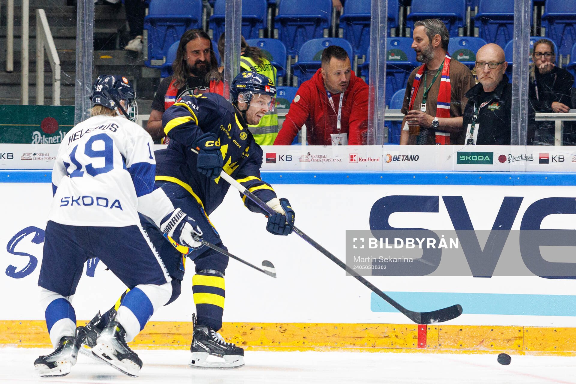 Helenius Konsta of Finland and Christoffer Ehn of Sweden