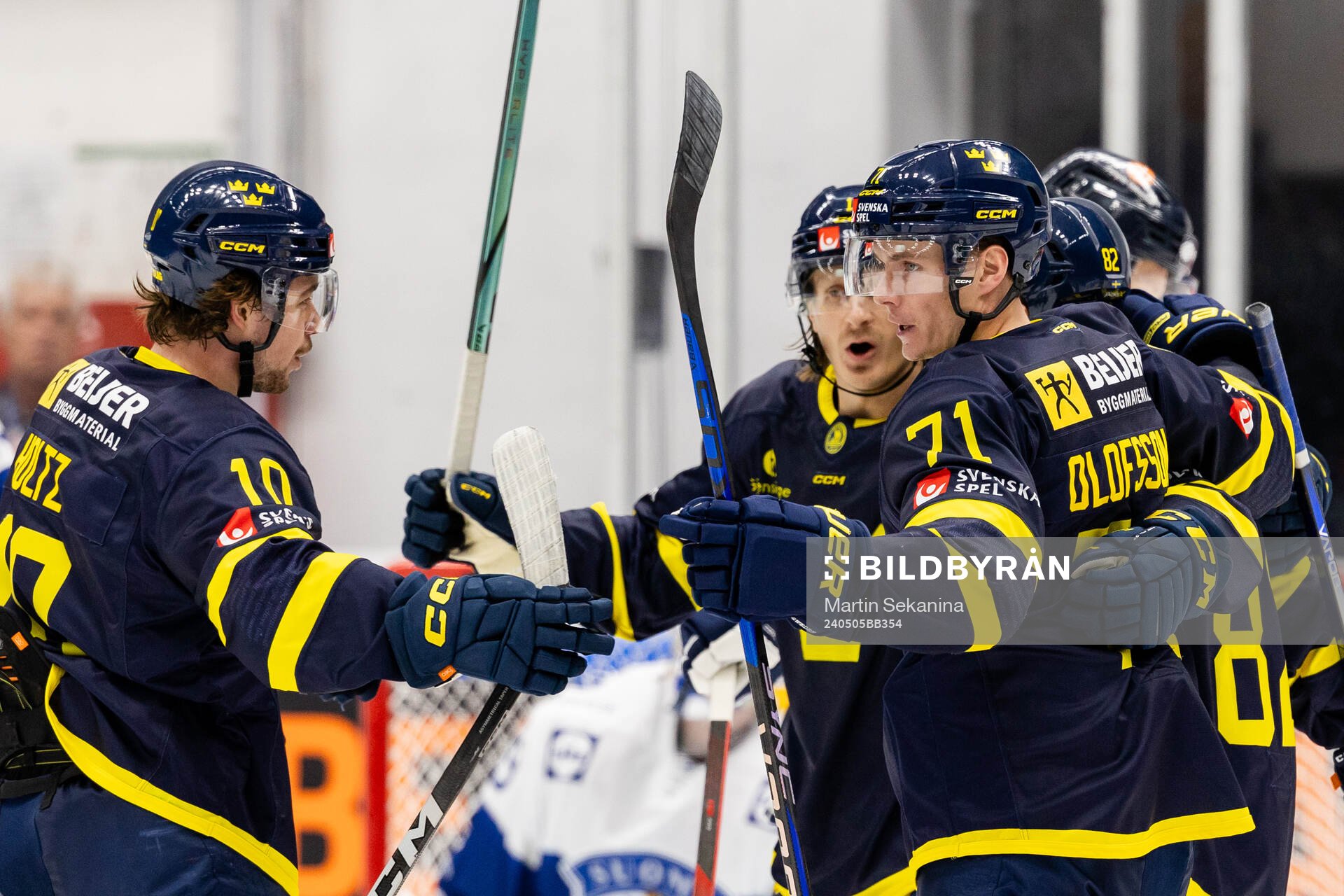 Alexander Holtz , Marcus Sörensen, Victor Olofsson and