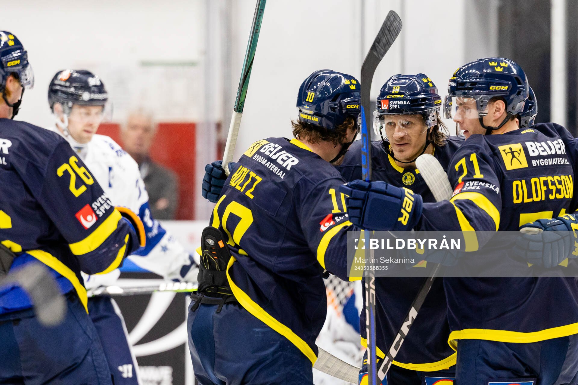 Alexander Holtz , Marcus Sörensen, Victor Olofsson and